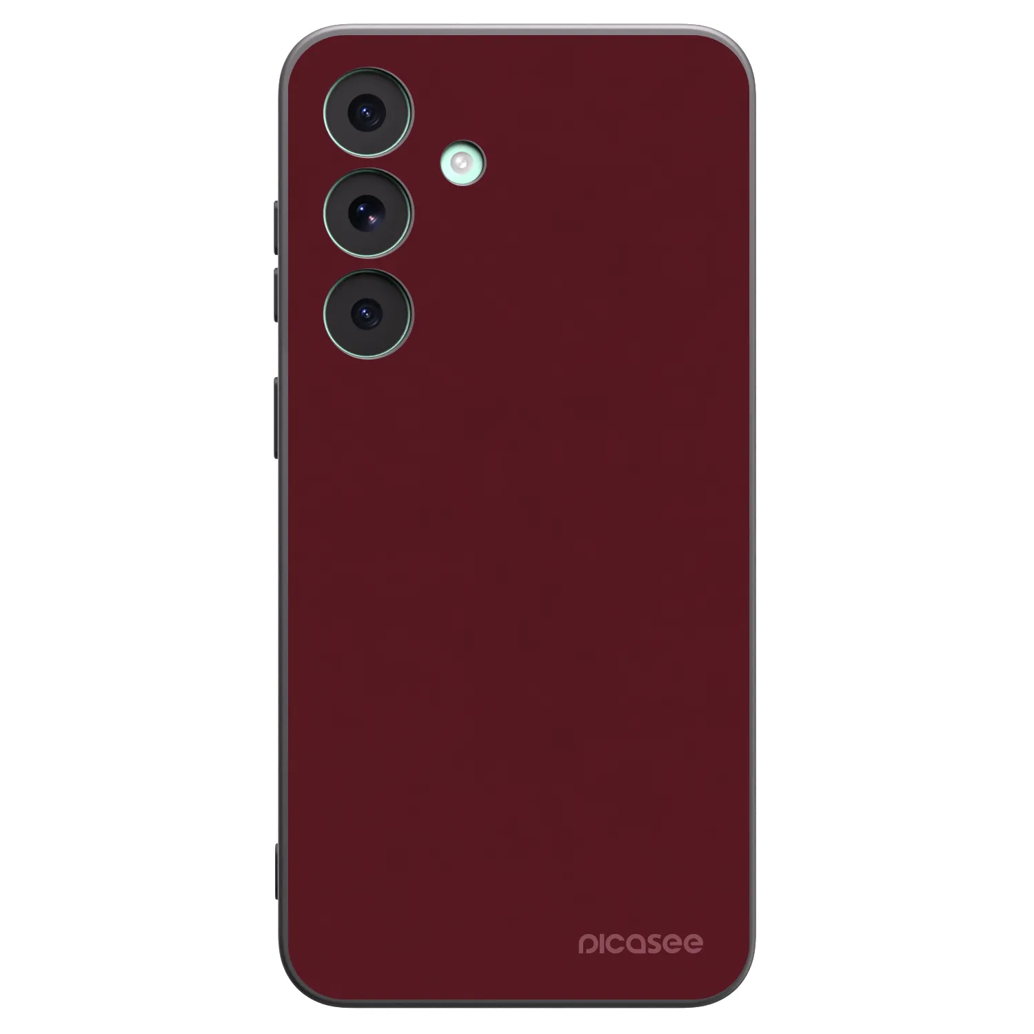 Picasee crna silikonska maskica za Samsung Galaxy S26 FE - Burgundy red