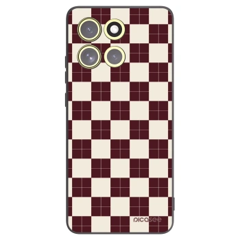 Picasee crna silikonska maskica za Motorola Moto G86 Power 5G - Checked Away