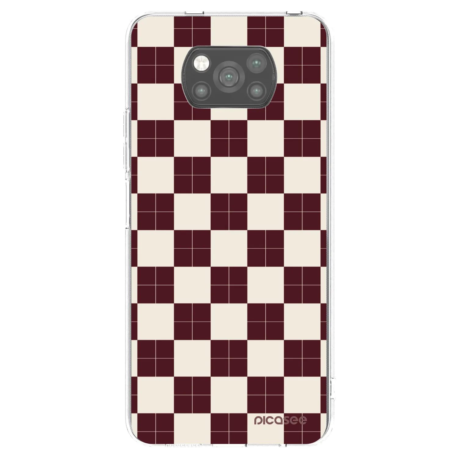 Picasee crna silikonska maskica za Xiaomi Poco X3 - Checked Away