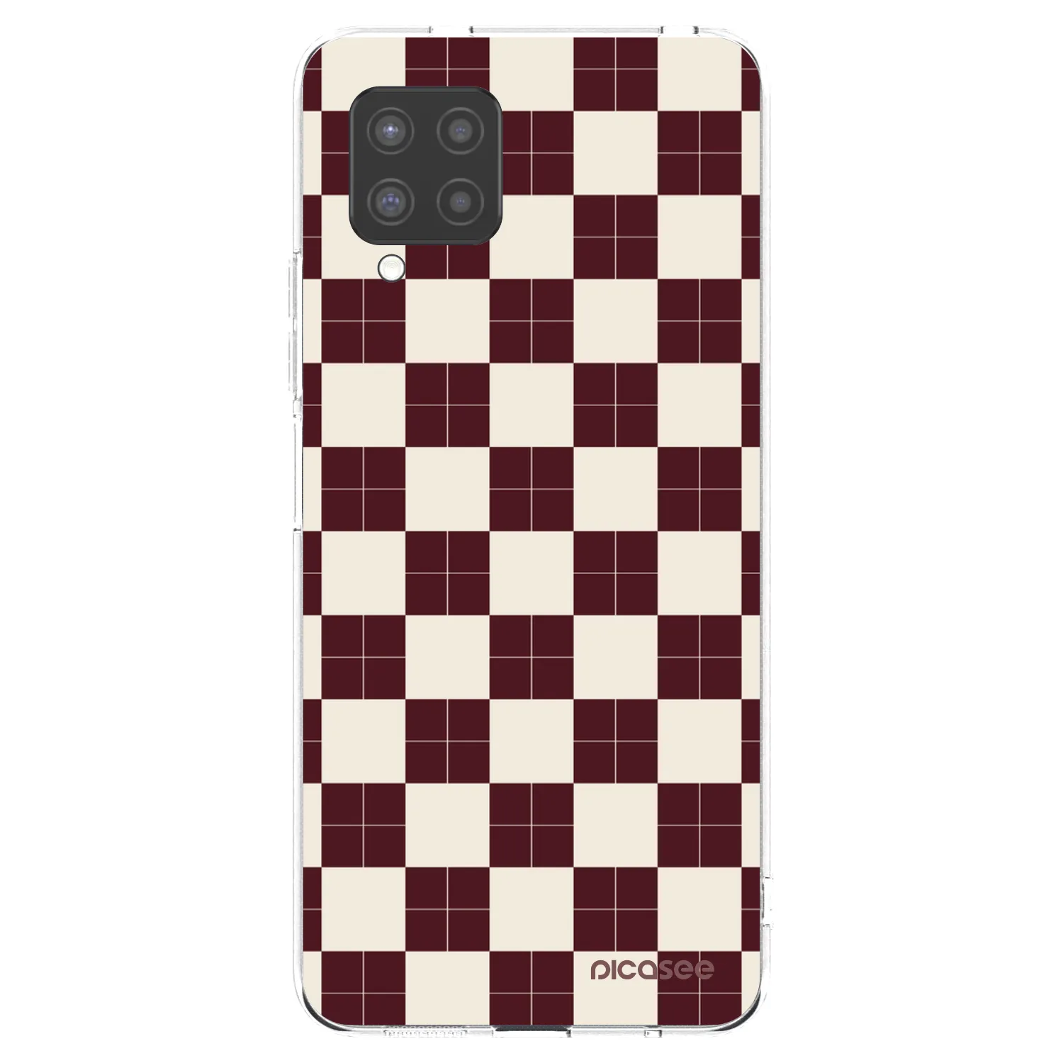 Picasee silikonska prozirna maskica za Samsung Galaxy A42 A426B - Checked Away