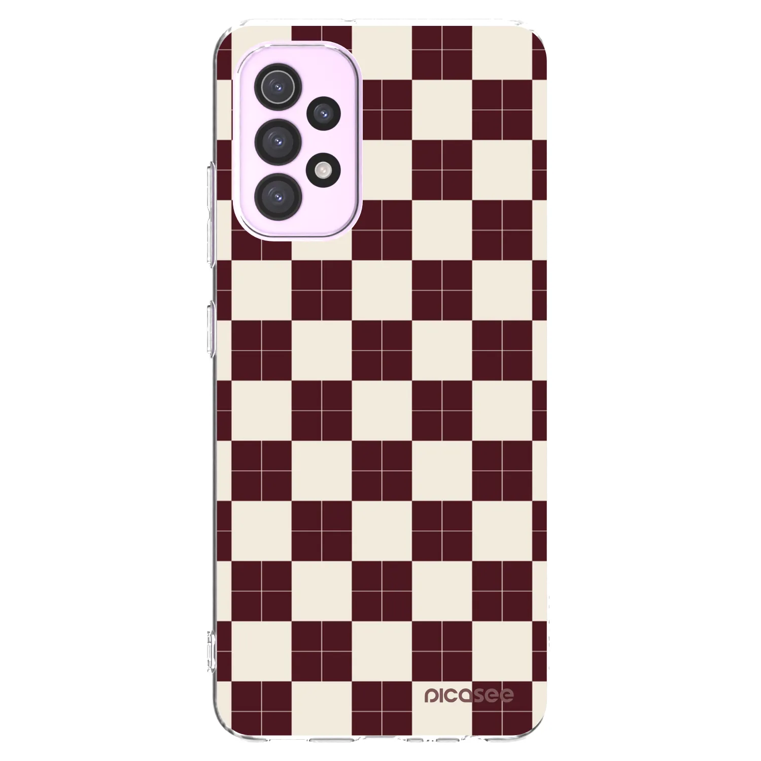 Picasee silikonska prozirna maskica za Samsung Galaxy A32 5G A326B - Checked Away