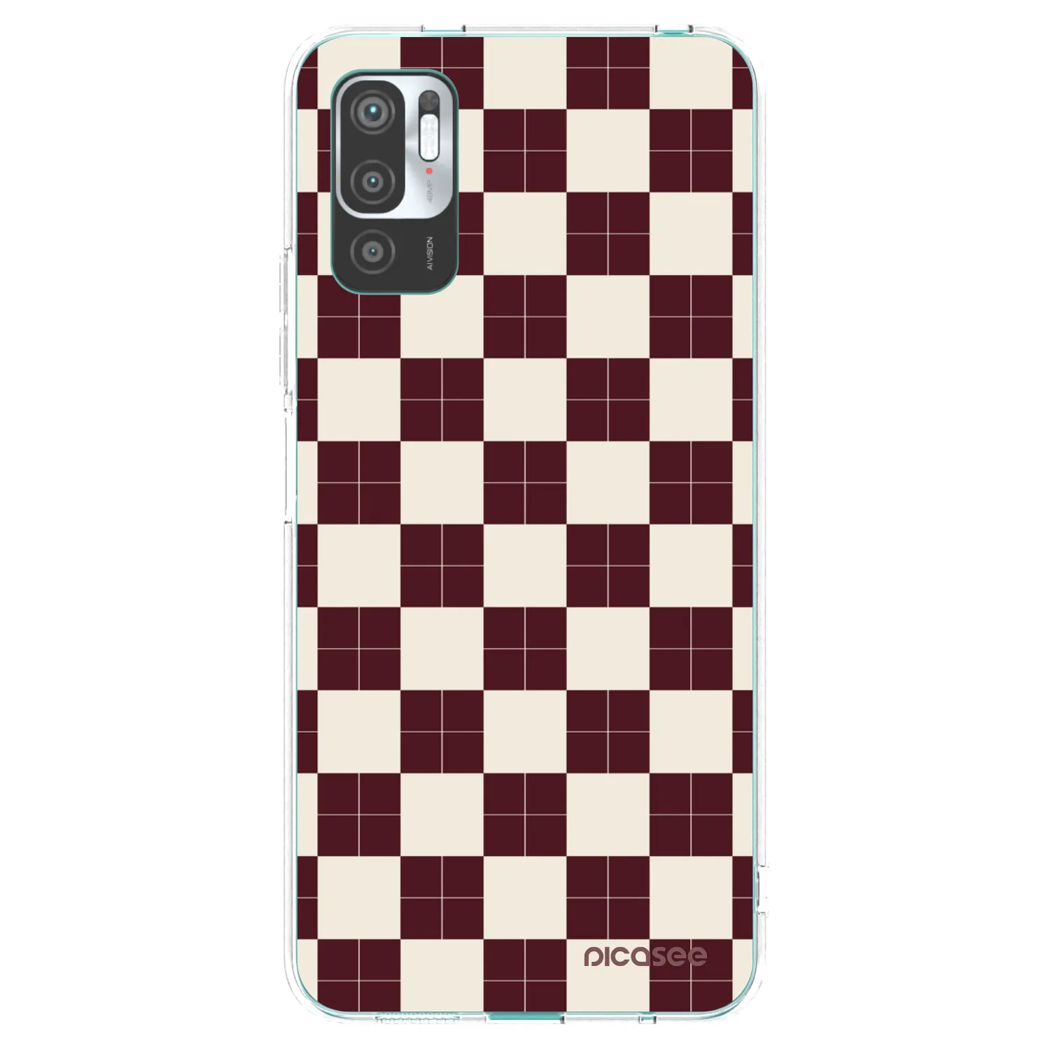 Picasee silikonska prozirna maskica za Xiaomi Redmi Note 10 5G - Checked Away