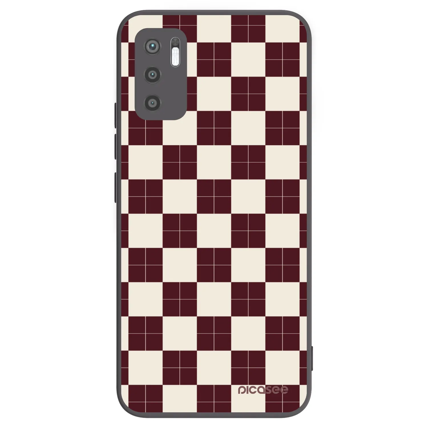 Picasee crna silikonska maskica za Xiaomi Redmi Note 10 5G - Checked Away