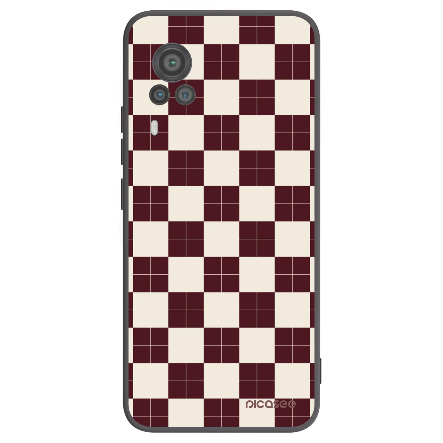 Picasee crna silikonska maskica za Vivo X60 Pro 5G - Checked Away