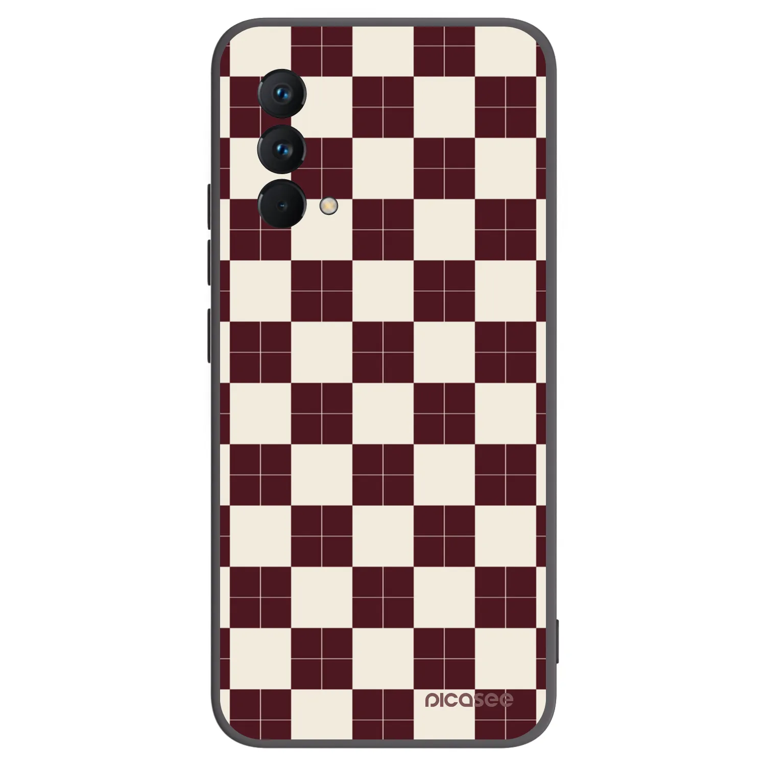 Picasee crna silikonska maskica za Realme GT Master Edition 5G - Checked Away