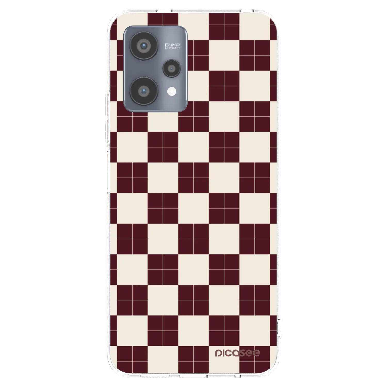 Picasee silikonska prozirna maskica za Realme 9 Pro 5G - Checked Away