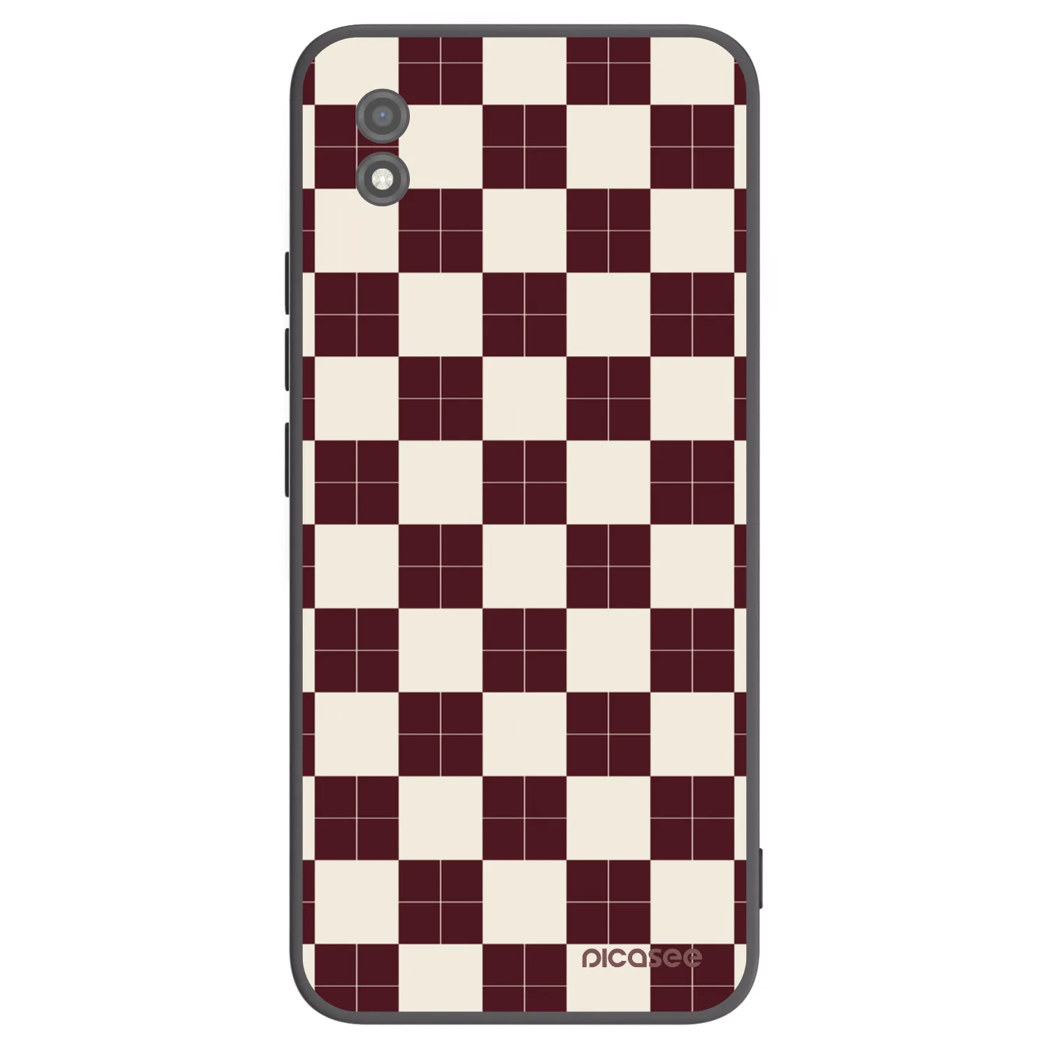 Picasee crna silikonska maskica za Realme C11 (2021) - Checked Away
