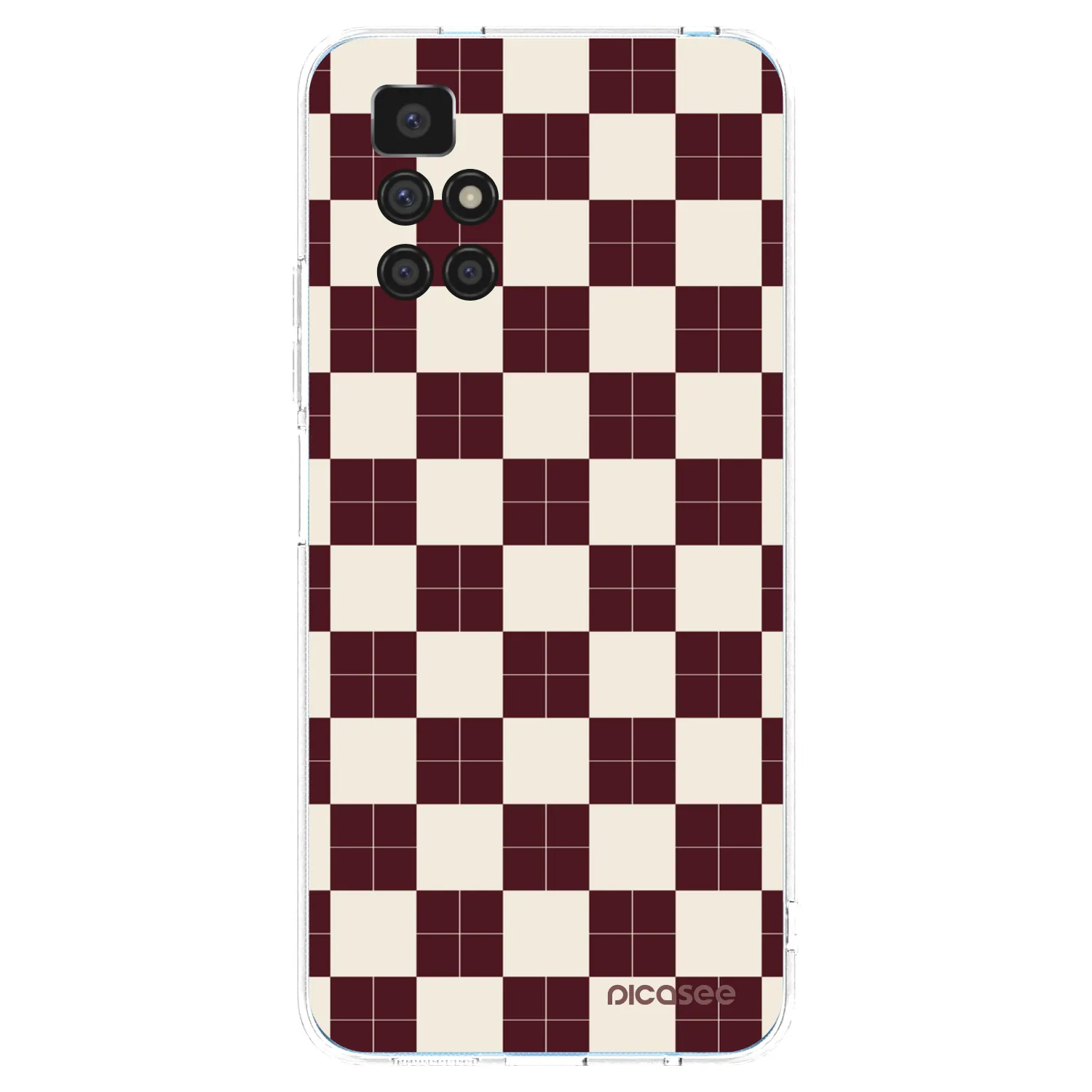 Picasee silikonska prozirna maskica za Xiaomi Redmi 10 (2022) - Checked Away