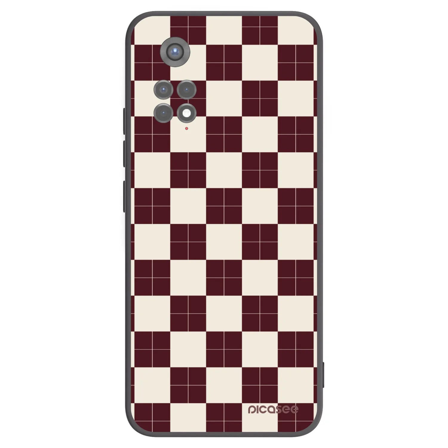 Picasee crna silikonska maskica za Xiaomi Redmi Note 11S 5G - Checked Away