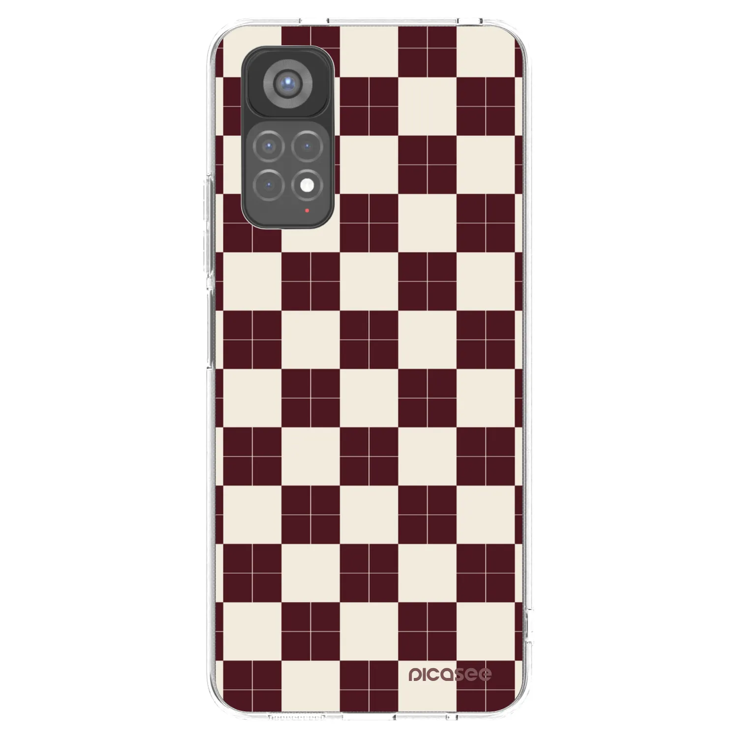 Picasee silikonska prozirna maskica za Xiaomi Redmi Note 11S 5G - Checked Away