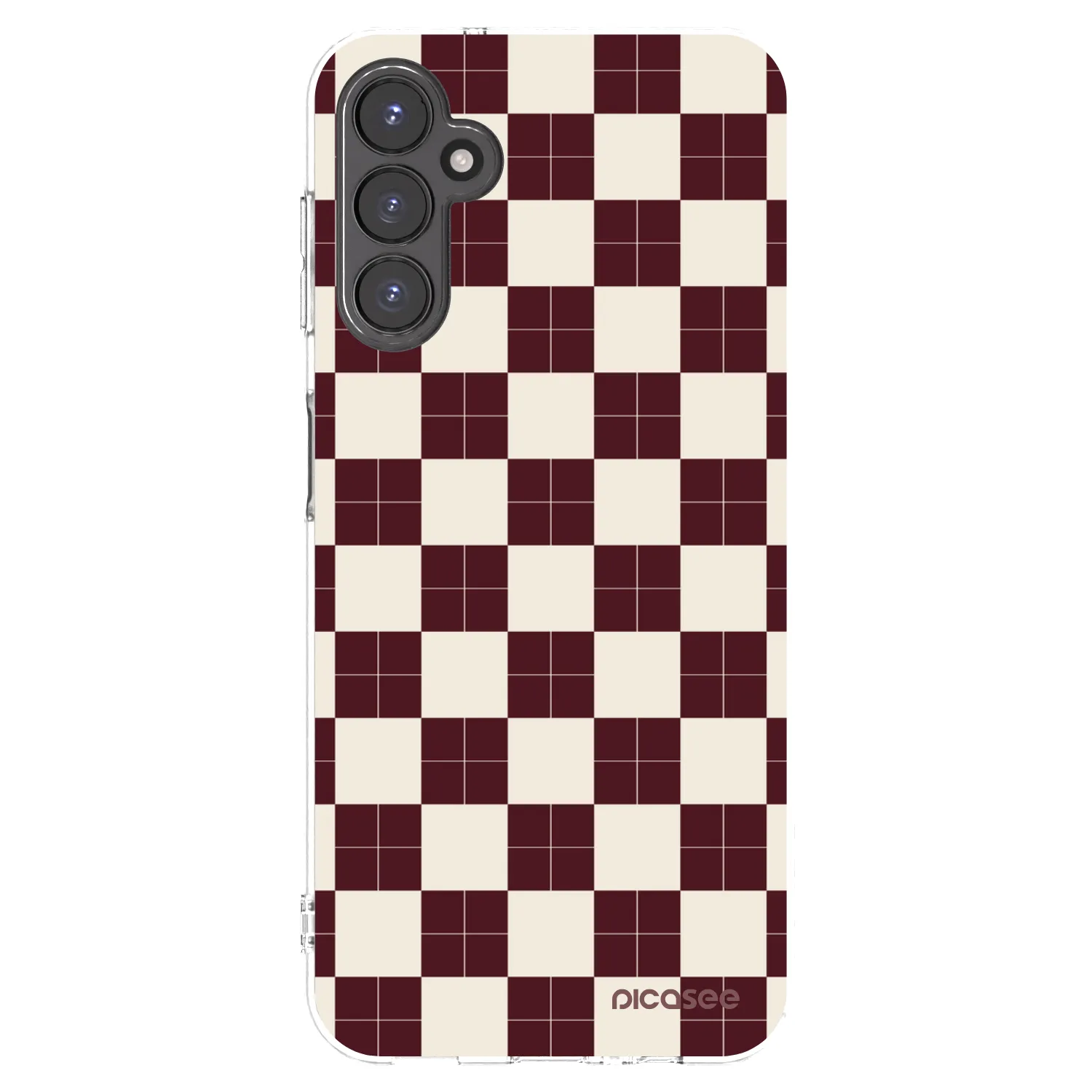 Picasee silikonska prozirna maskica za Samsung Galaxy A14 4G A145R - Checked Away