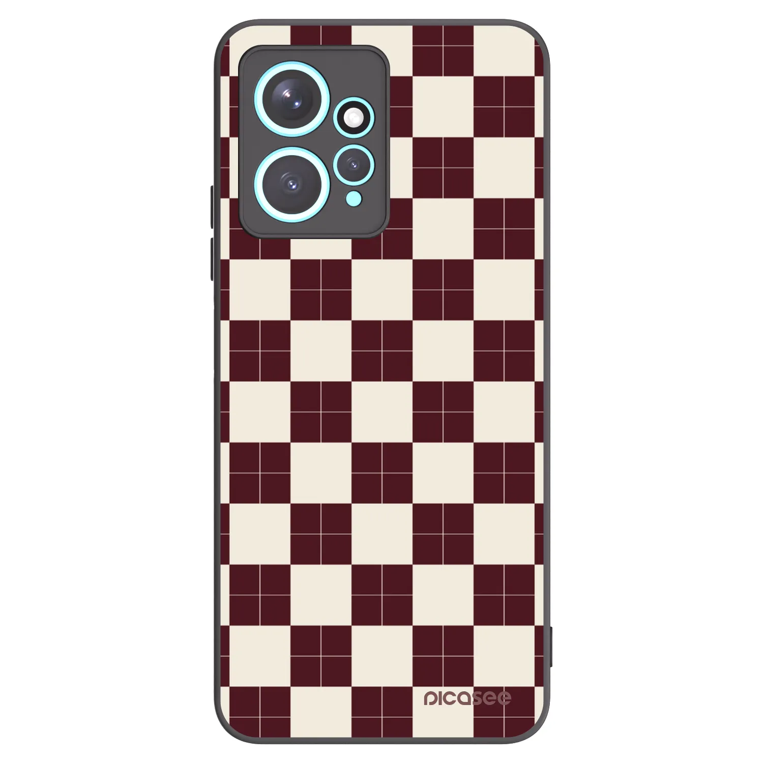 Picasee crna silikonska maskica za Xiaomi Redmi Note 12 4G - Checked Away