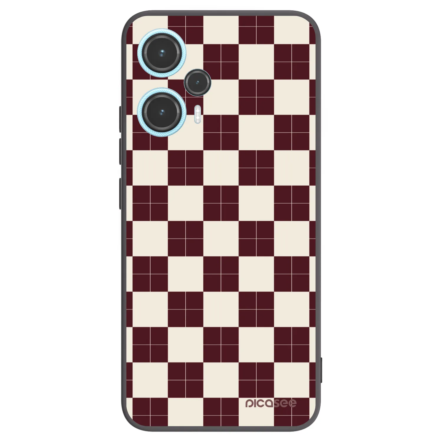 Picasee crna silikonska maskica za Xiaomi Poco F5 - Checked Away