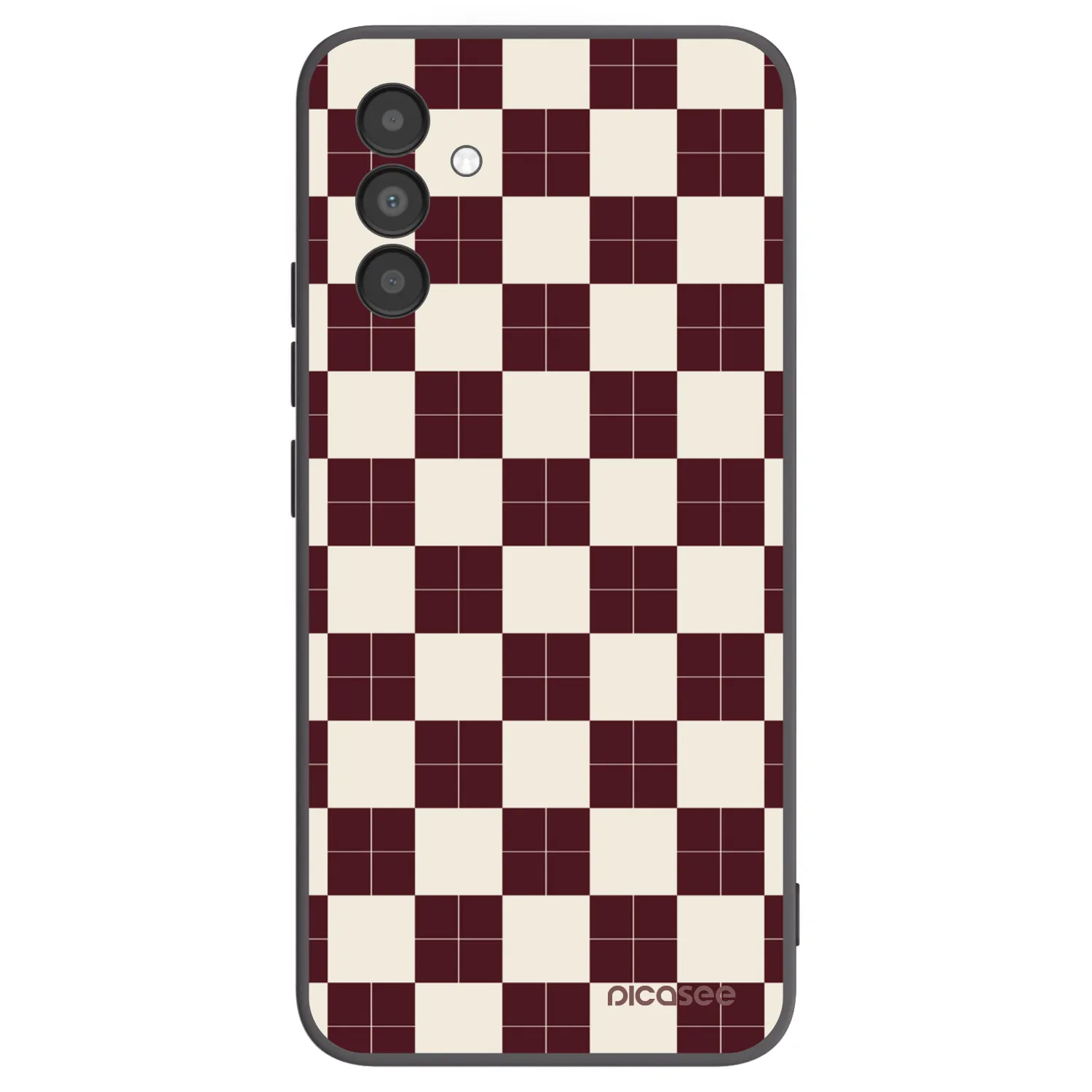 Picasee crna silikonska maskica za Samsung Galaxy A04s A047F - Checked Away