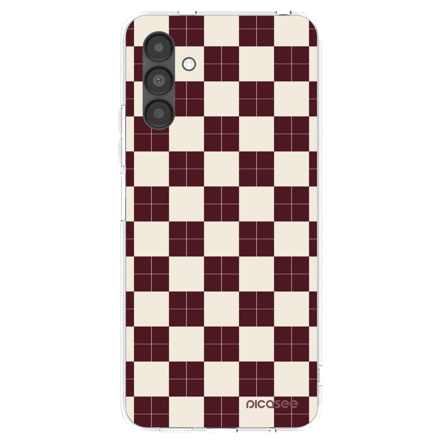Picasee silikonska prozirna maskica za Samsung Galaxy A04s A047F - Checked Away