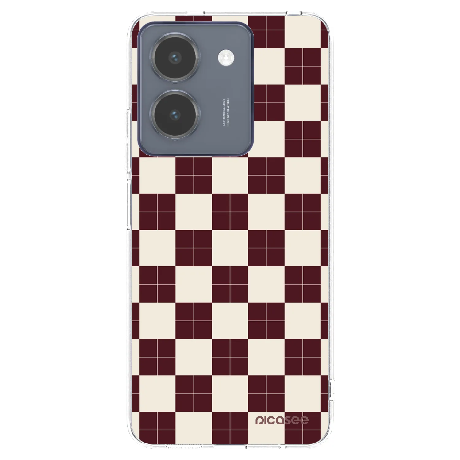 Picasee silikonska prozirna maskica za Vivo Y36 4G - Checked Away