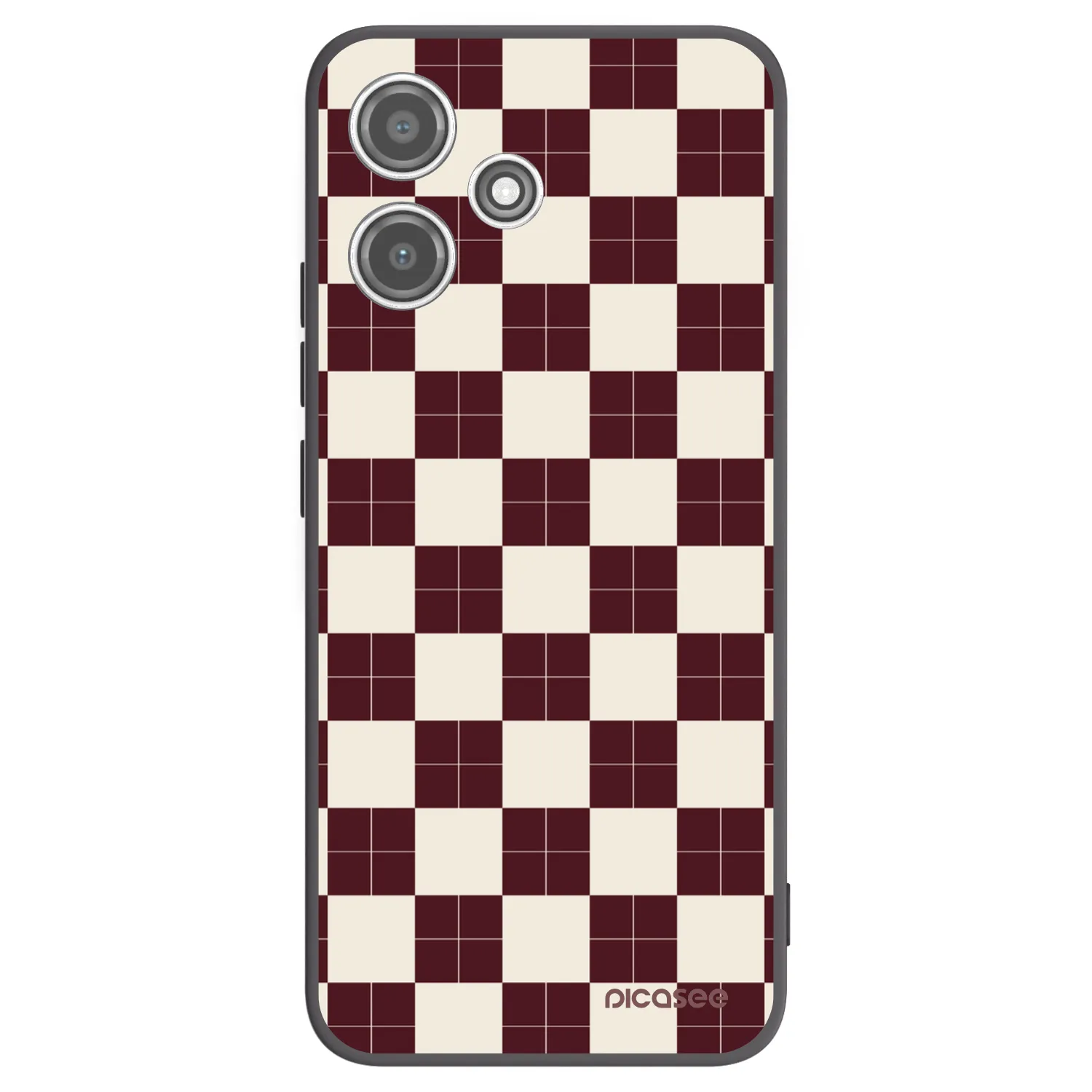 Picasee crna silikonska maskica za Xiaomi Redmi 12 5G - Checked Away