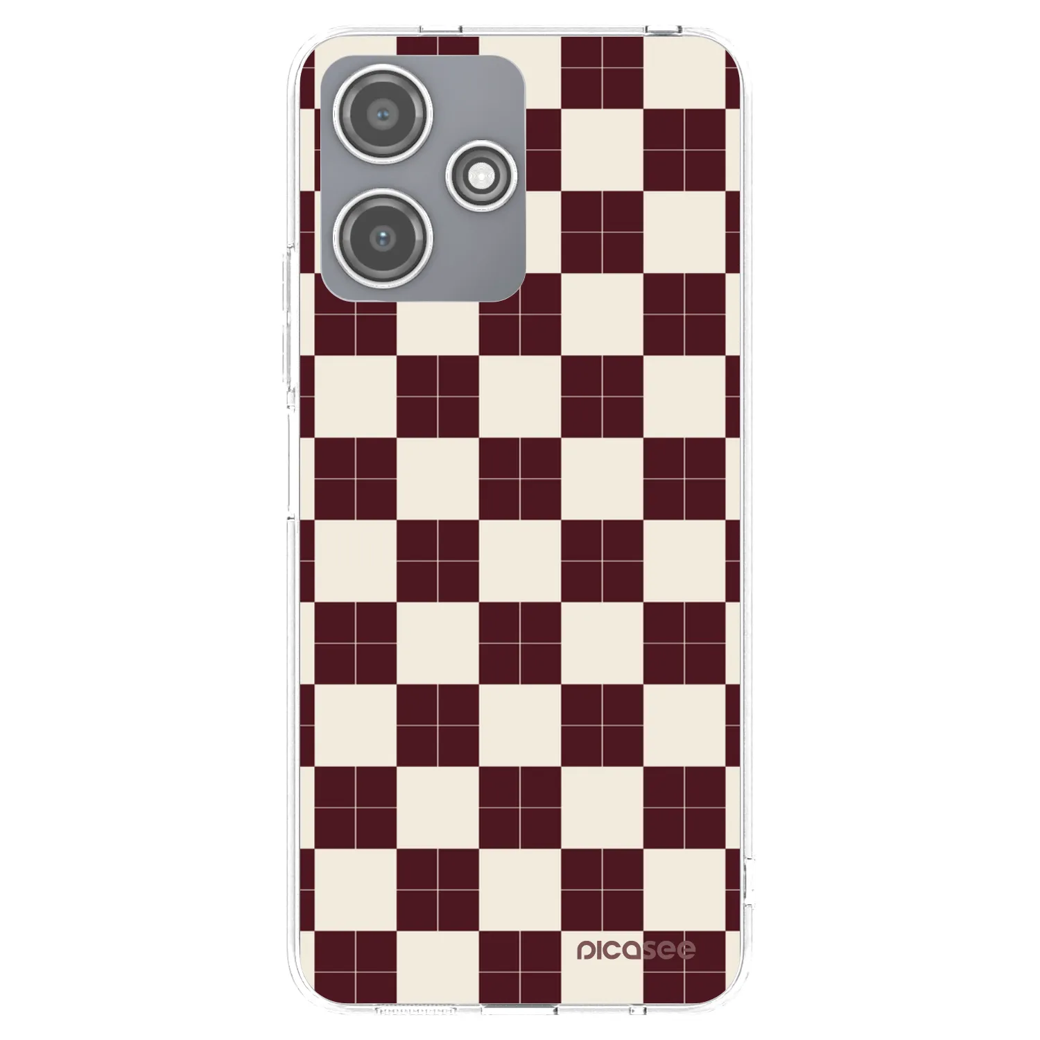 Picasee silikonska prozirna maskica za Xiaomi Redmi 12 5G - Checked Away
