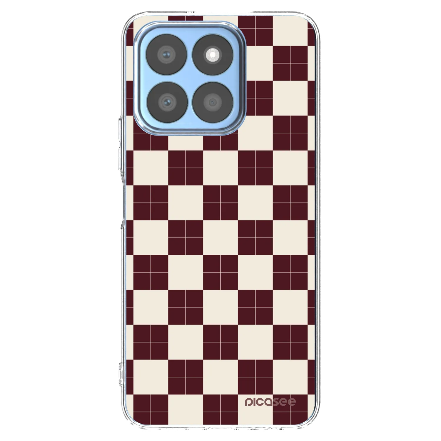 Picasee silikonska prozirna maskica za Honor X8b - Checked Away