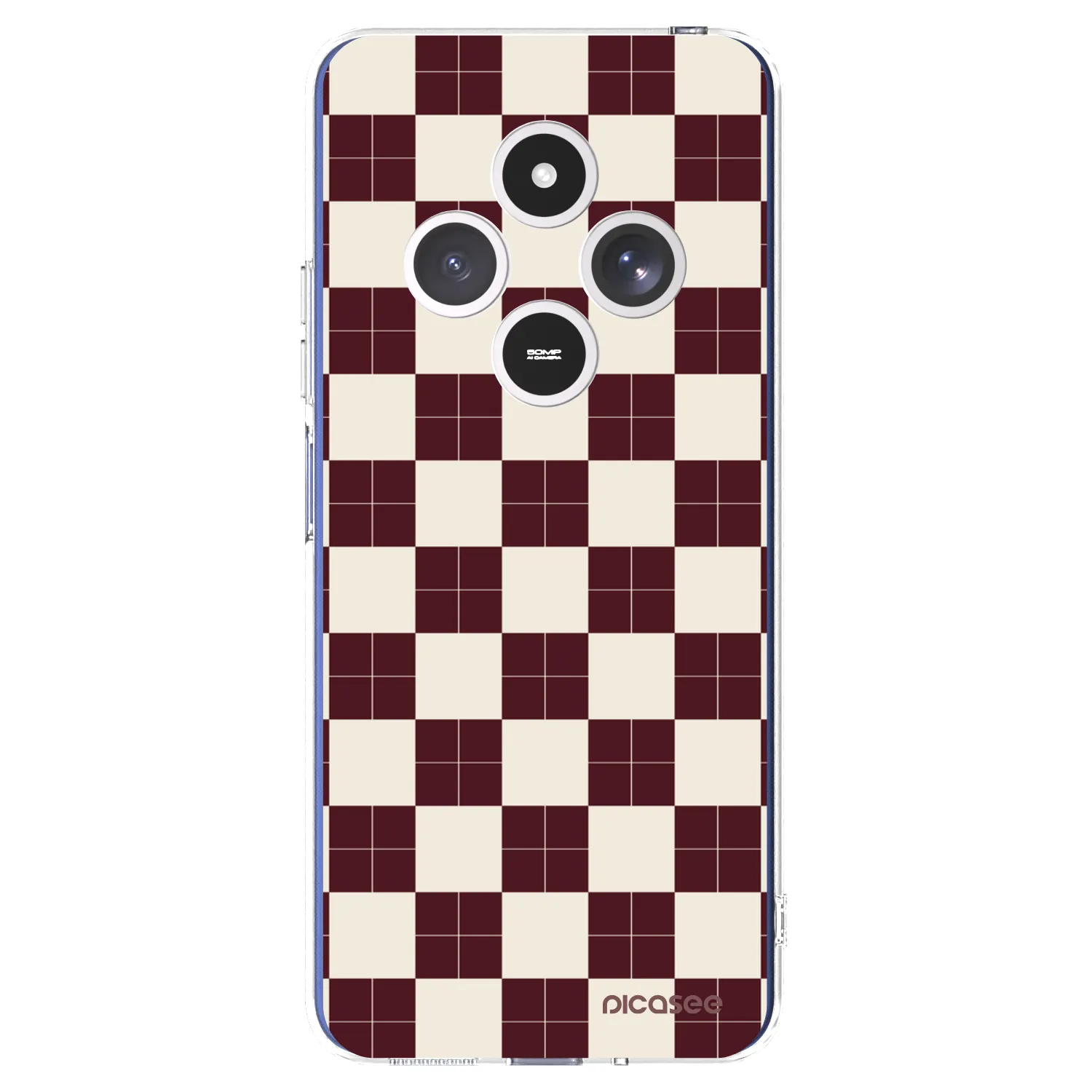 Picasee silikonska prozirna maskica za Xiaomi Redmi 14C - Checked Away