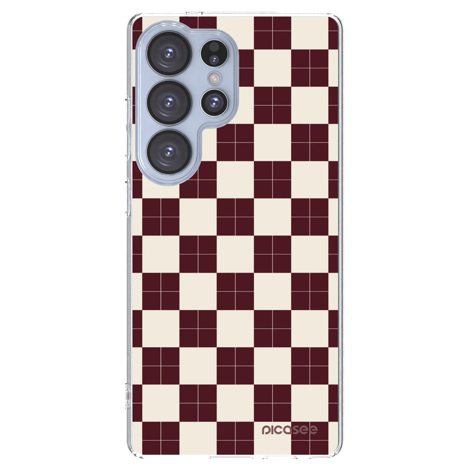 Picasee silikonska prozirna maskica za Samsung Galaxy S25 Ultra 5G - Checked Away