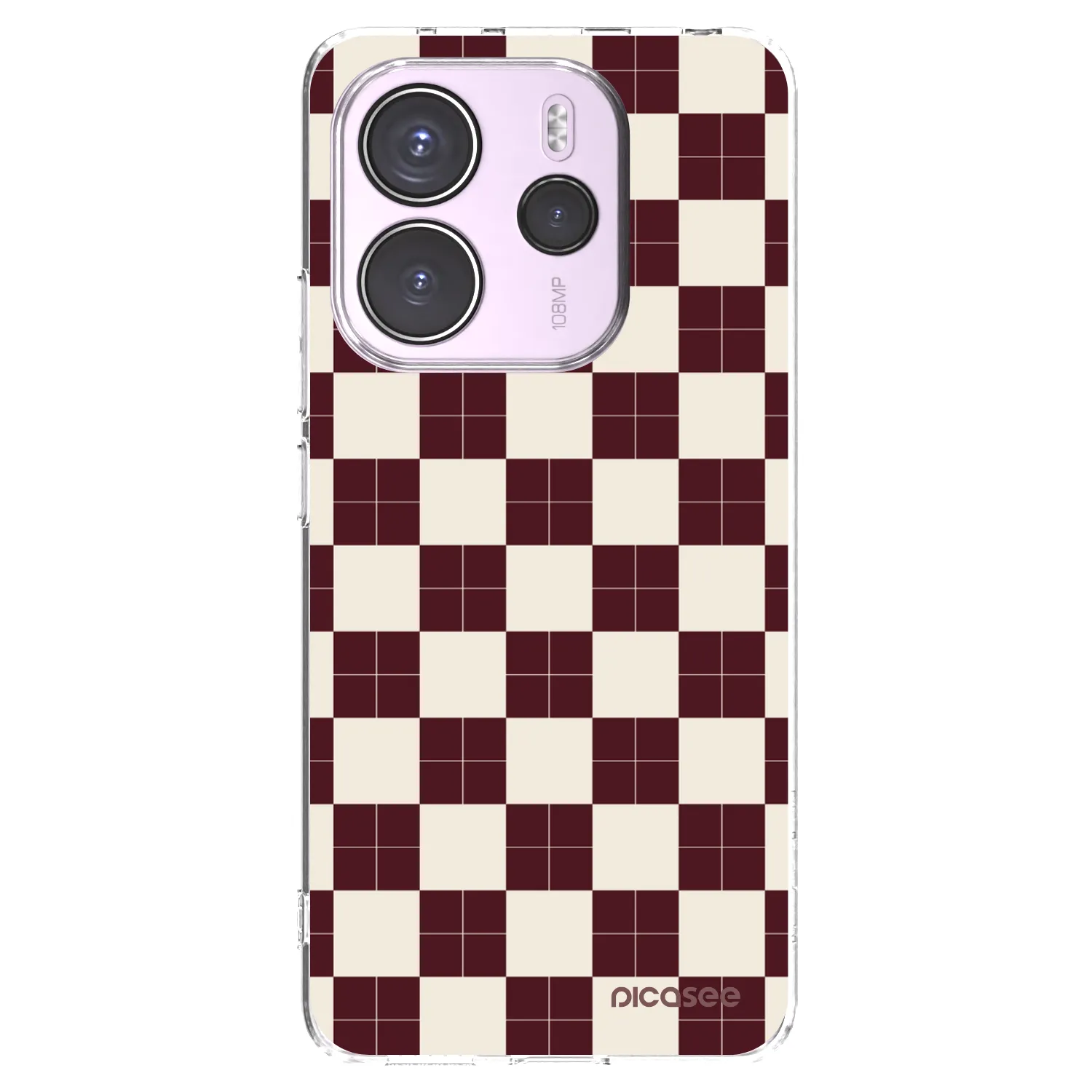 Picasee silikonska prozirna maskica za Xiaomi Redmi Note 14 4G - Checked Away
