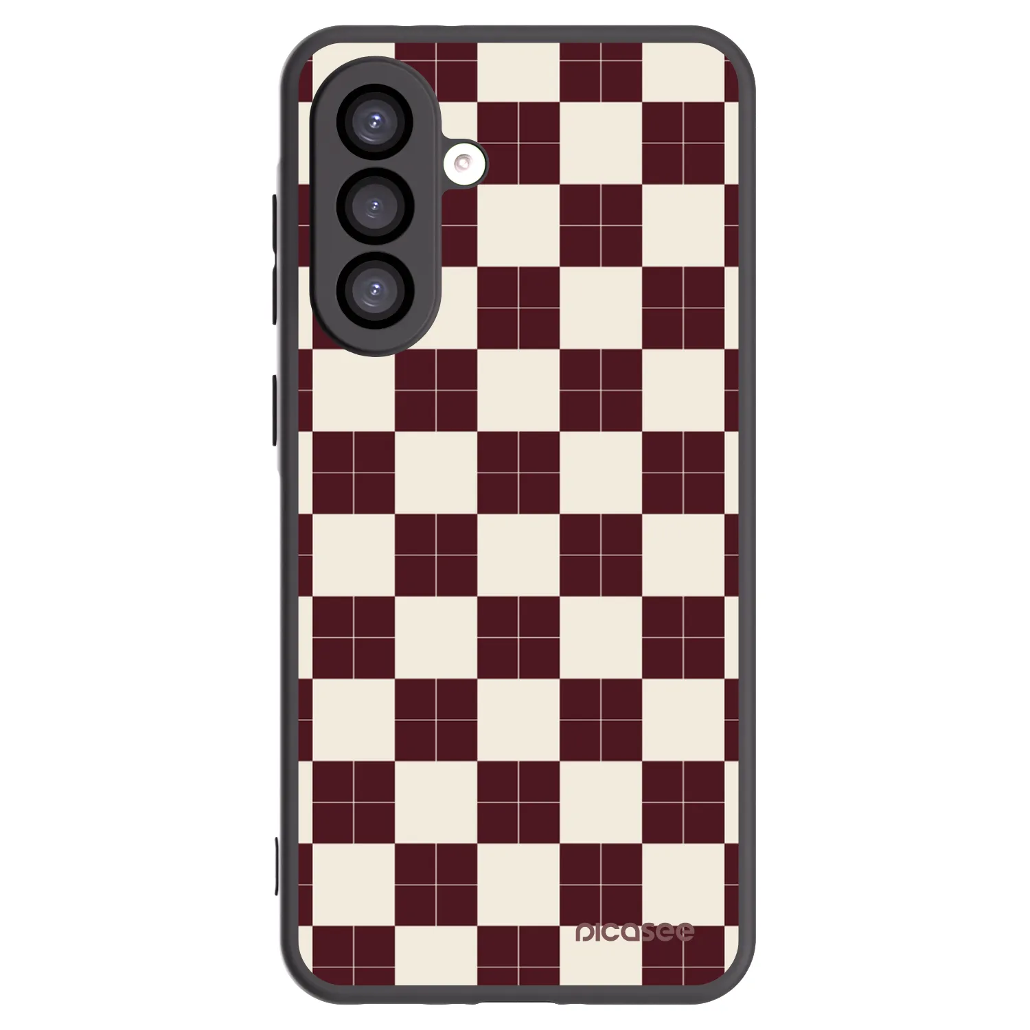 Picasee crna silikonska maskica za Samsung Galaxy A26 5G A266B - Checked Away