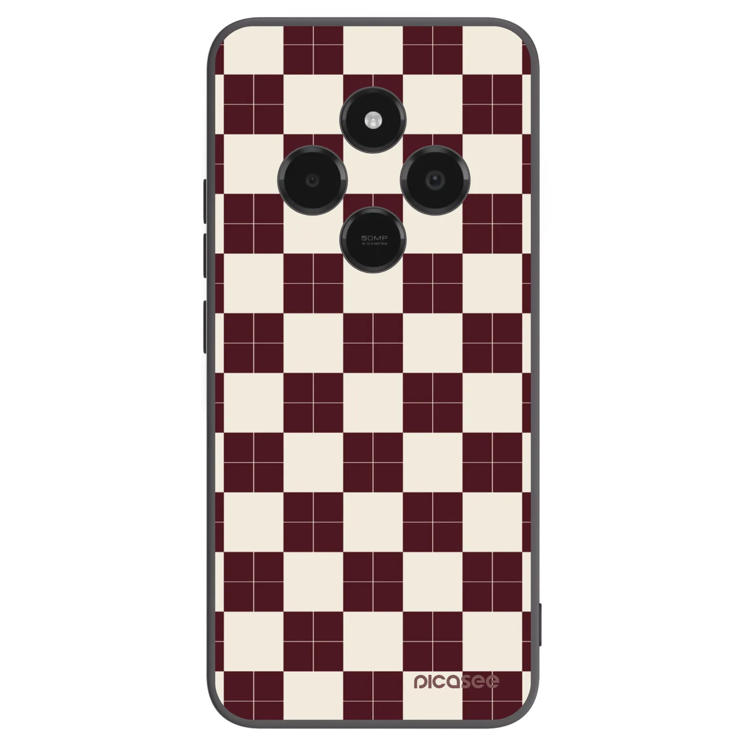 Picasee crna silikonska maskica za Xiaomi Poco C75 - Checked Away