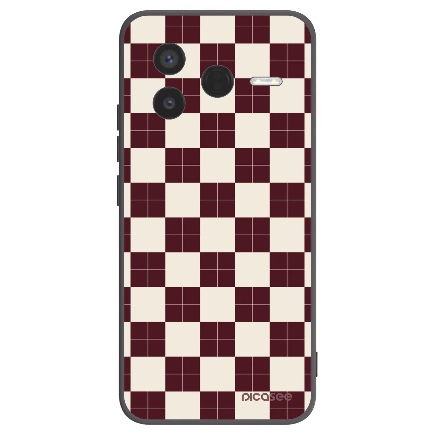Picasee crna silikonska maskica za Xiaomi Poco F7 Pro 5G - Checked Away