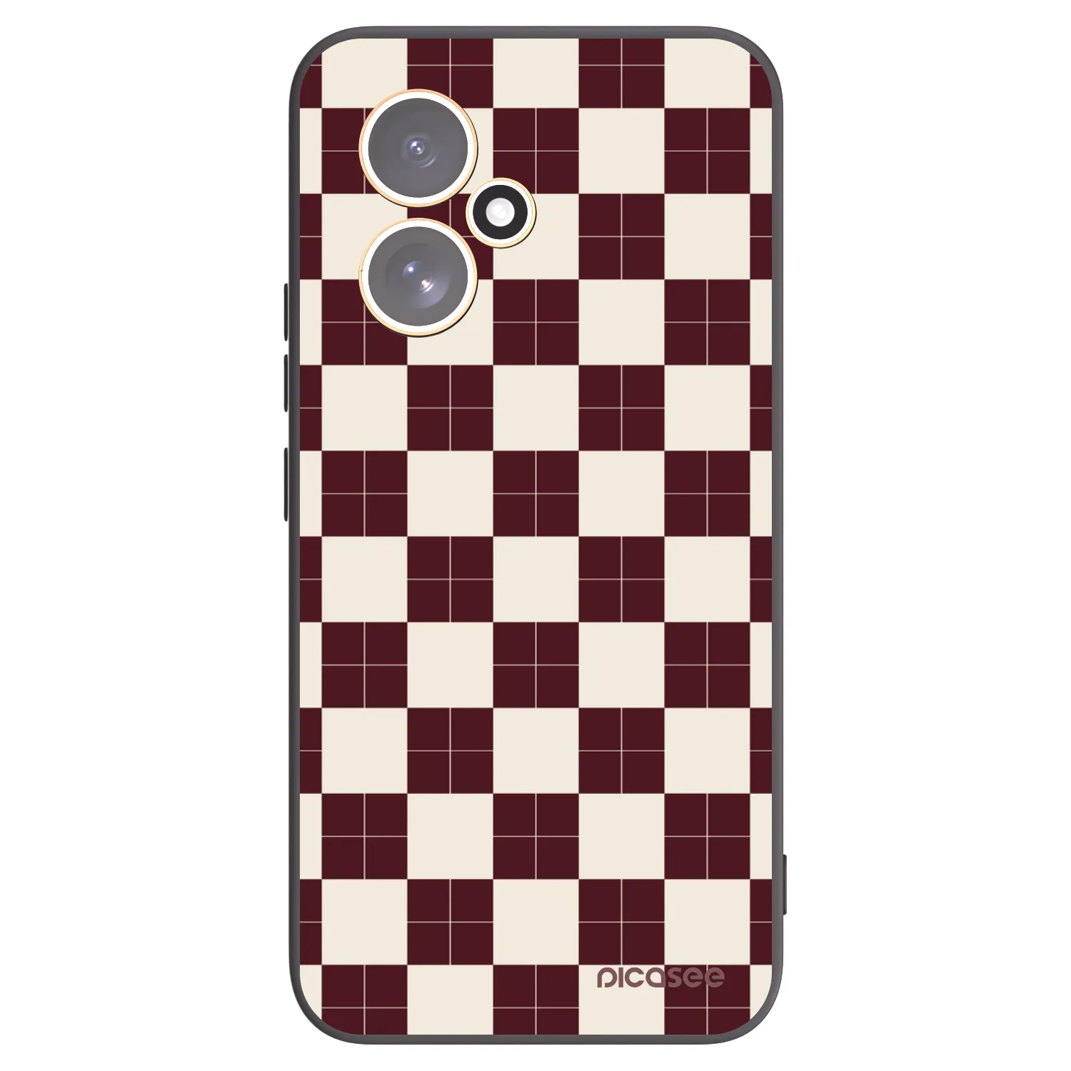 Picasee crna silikonska maskica za Honor 400 5G - Checked Away