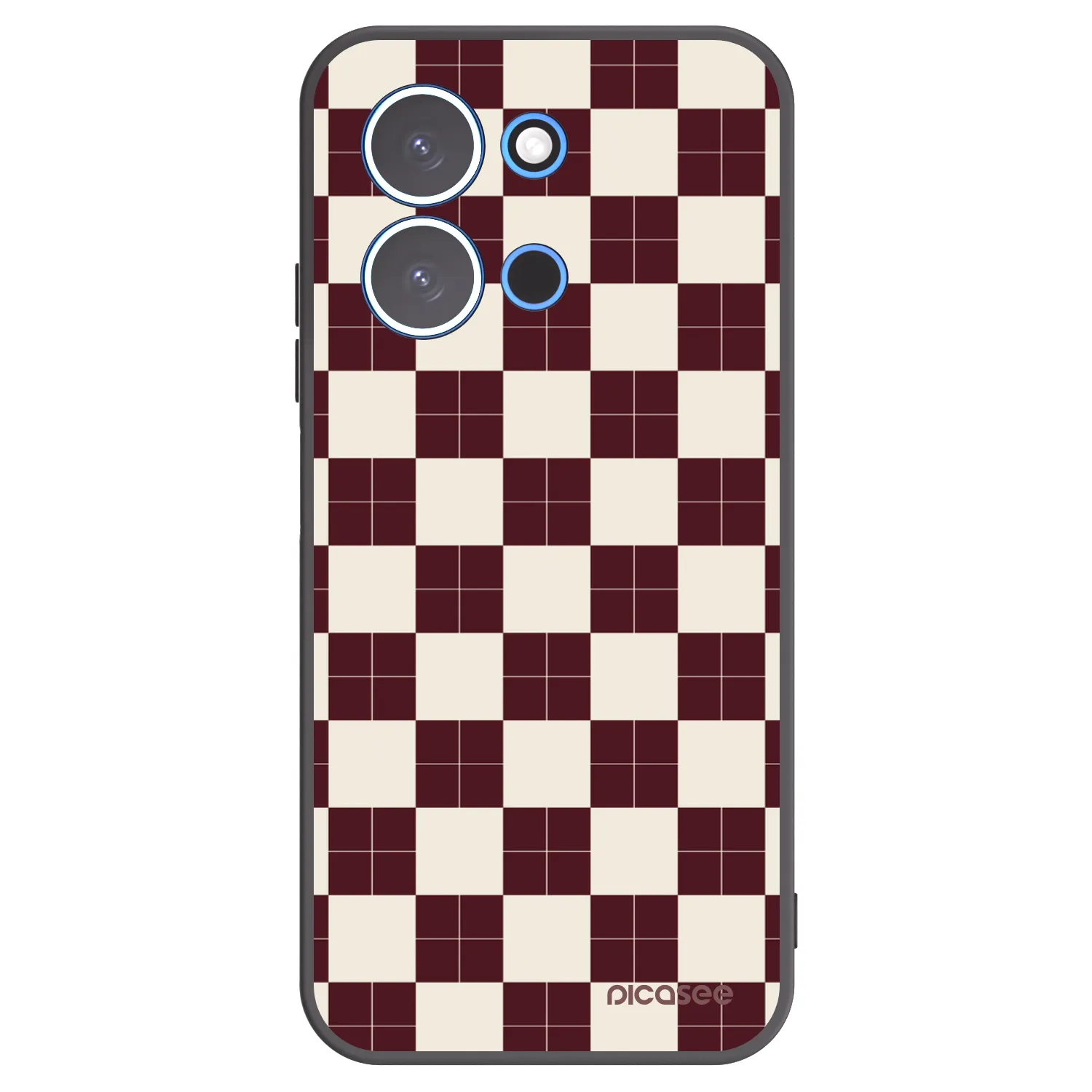 Picasee crna silikonska maskica za Xiaomi Redmi 15C 4G - Checked Away