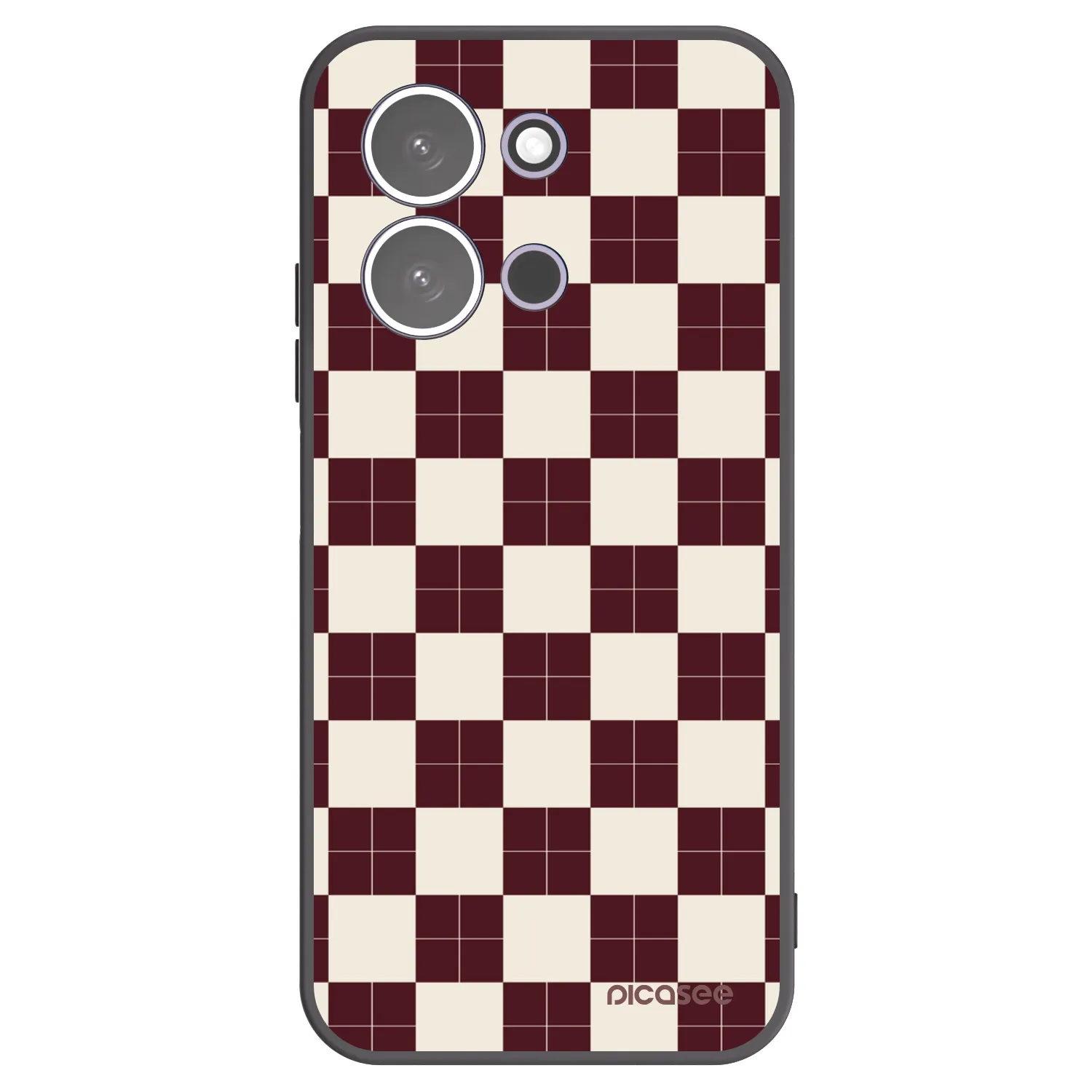Picasee crna silikonska maskica za Xiaomi Redmi 15C 5G - Checked Away