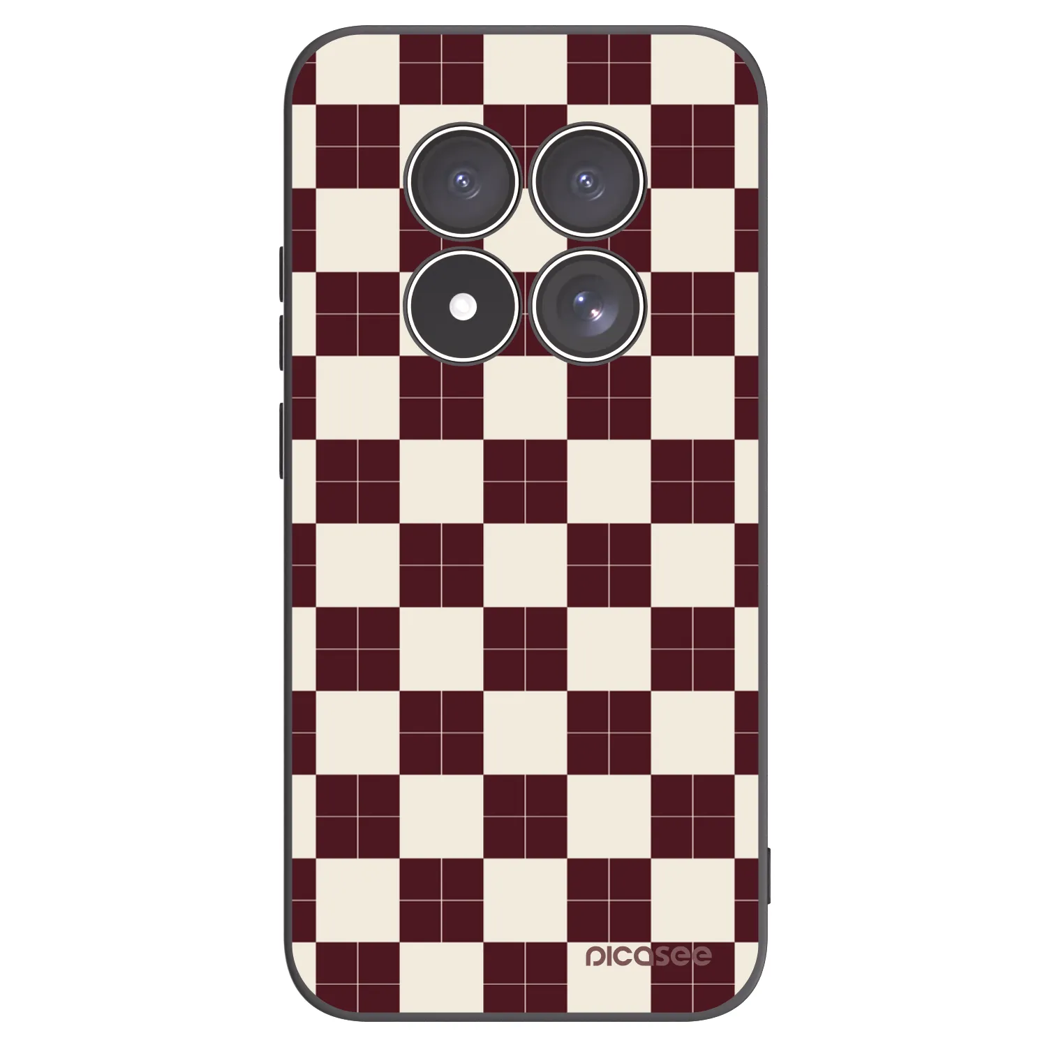 Picasee crna silikonska maskica za Xiaomi Redmi Note 15 Pro 5G - Checked Away