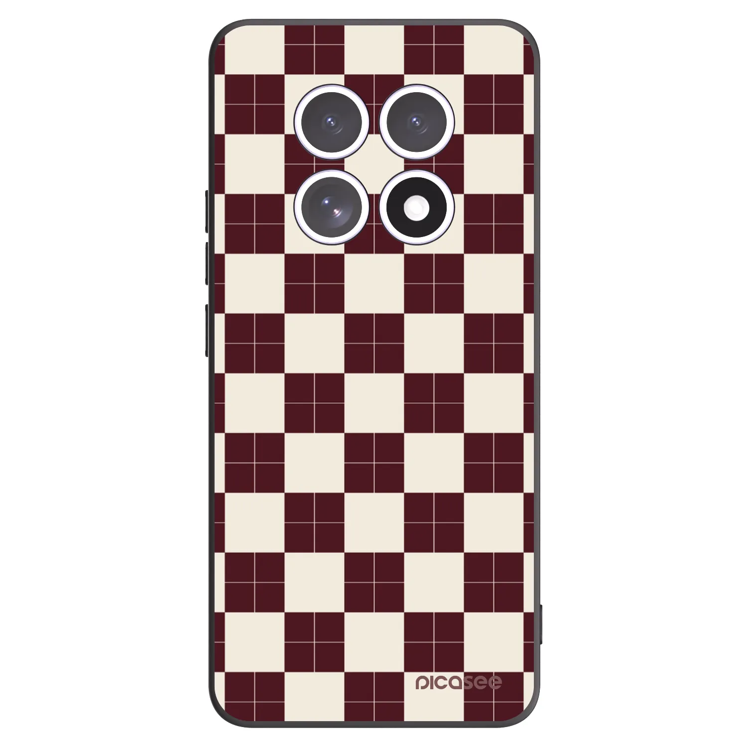 Picasee crna silikonska maskica za Xiaomi Redmi Note 15 5G - Checked Away