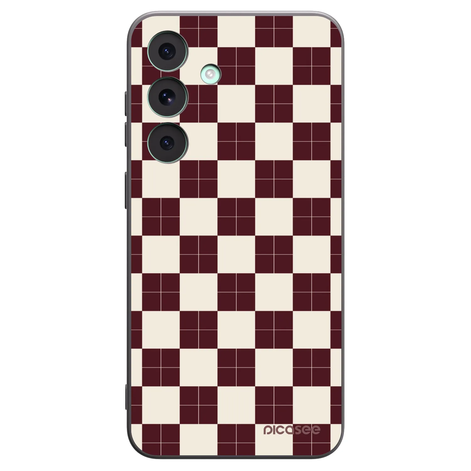 Picasee crna silikonska maskica za Samsung Galaxy S26 FE - Checked Away