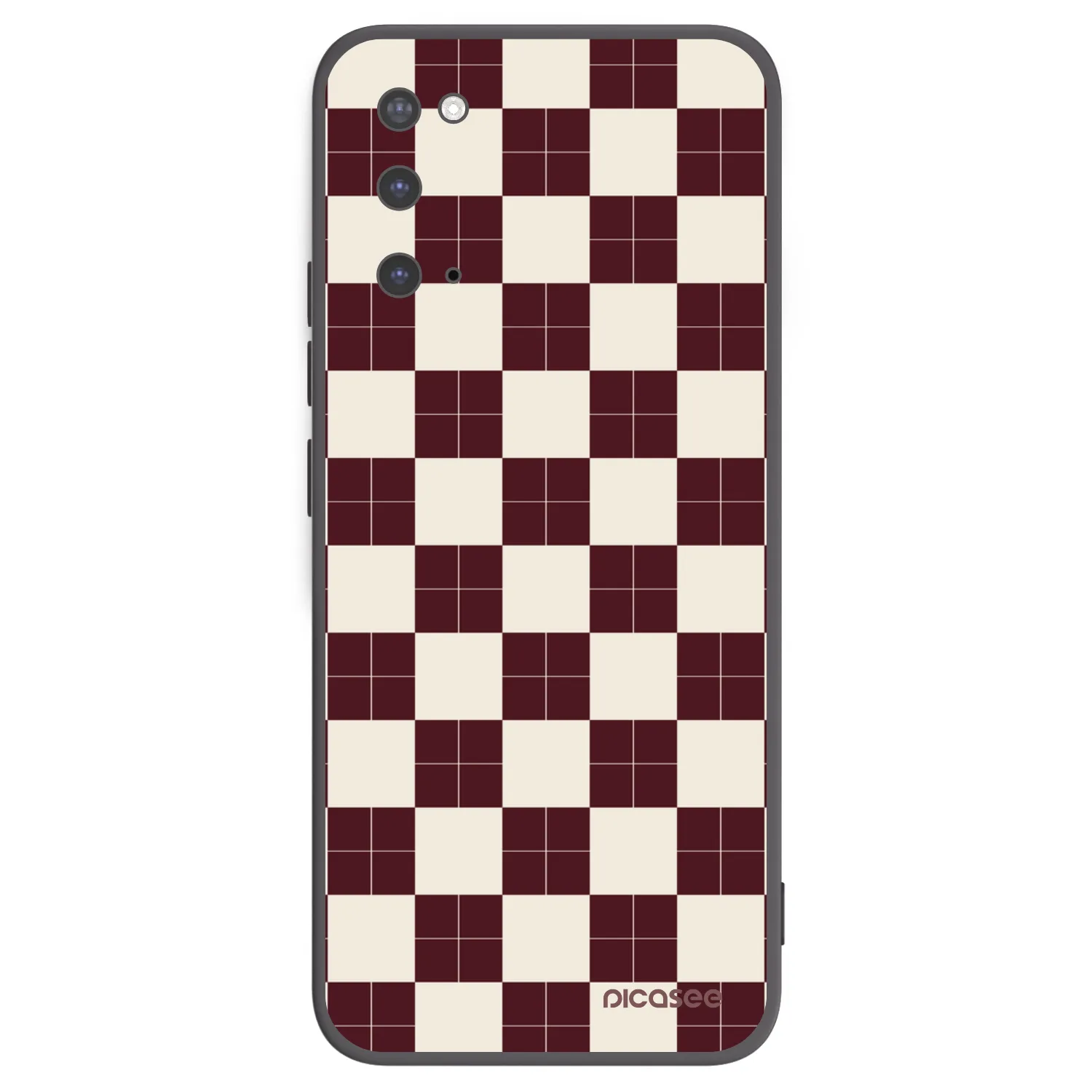 Picasee crna silikonska maskica za Samsung Galaxy S20 G980F - Checked Away