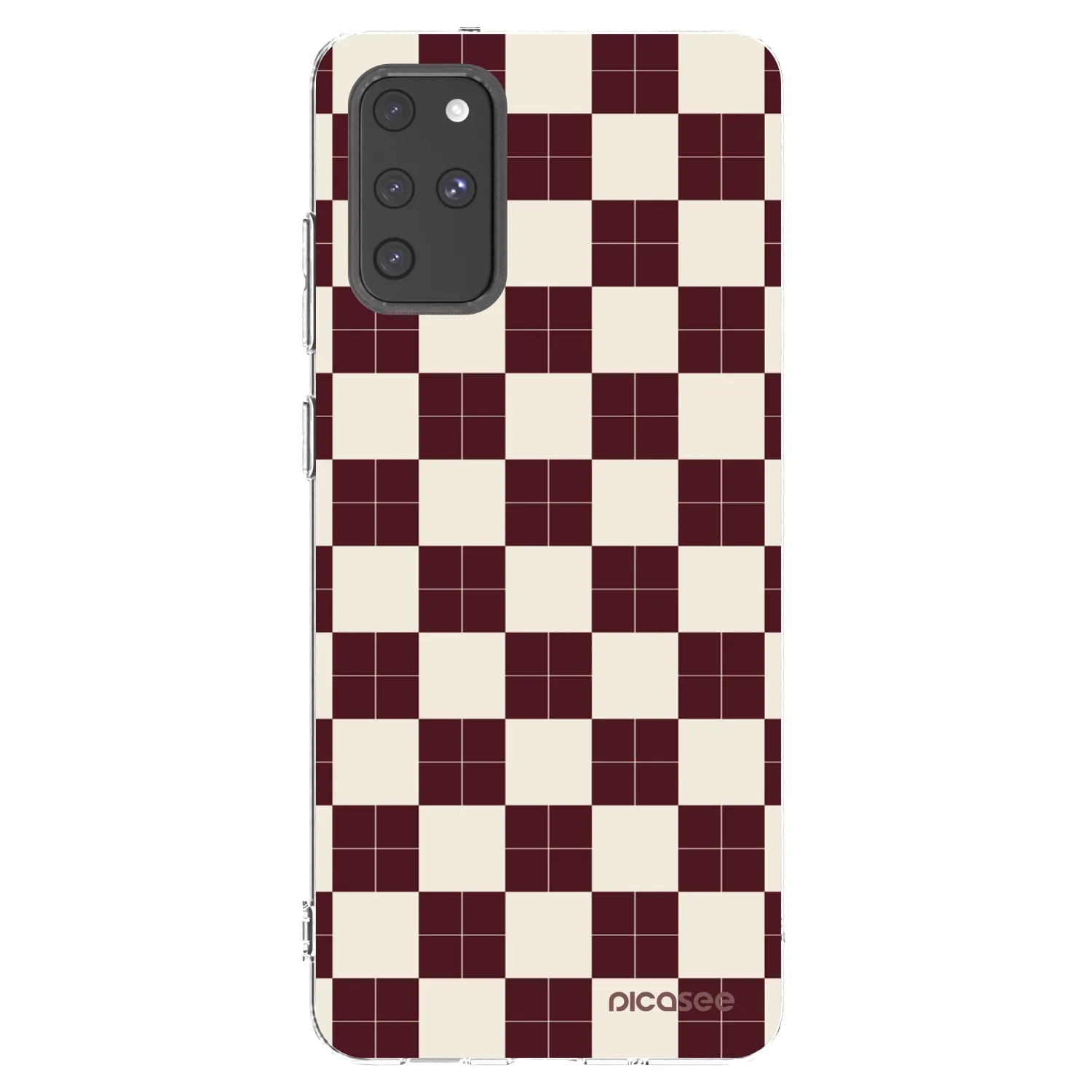 Picasee silikonska prozirna maskica za Samsung Galaxy S20+ G985F - Checked Away