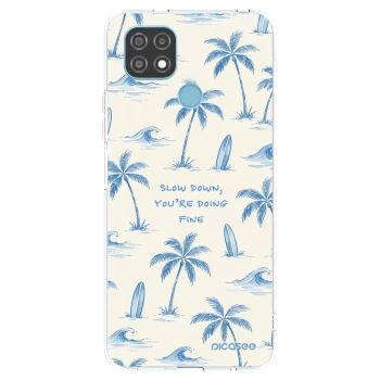 Picasee silikonska prozirna maskica za Realme C21 - Slow Tide