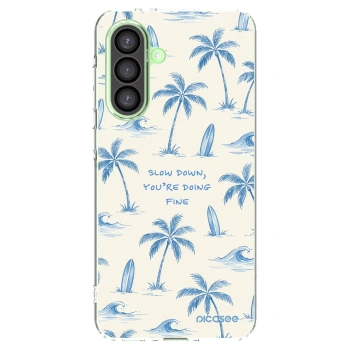 Picasee silikonska prozirna maskica za Samsung Galaxy A26 5G A266B - Slow Tide