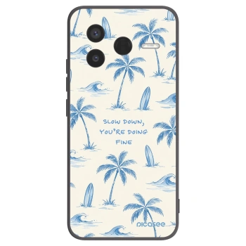 Picasee crna silikonska maskica za Xiaomi Poco F7 Pro 5G - Slow Tide