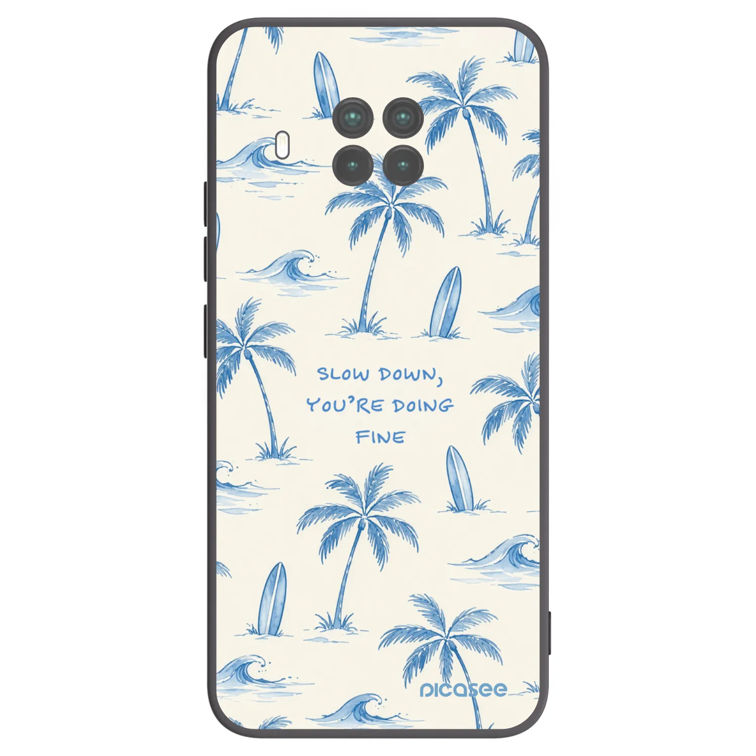 Picasee crna silikonska maskica za Xiaomi Mi 10T Lite - Slow Tide