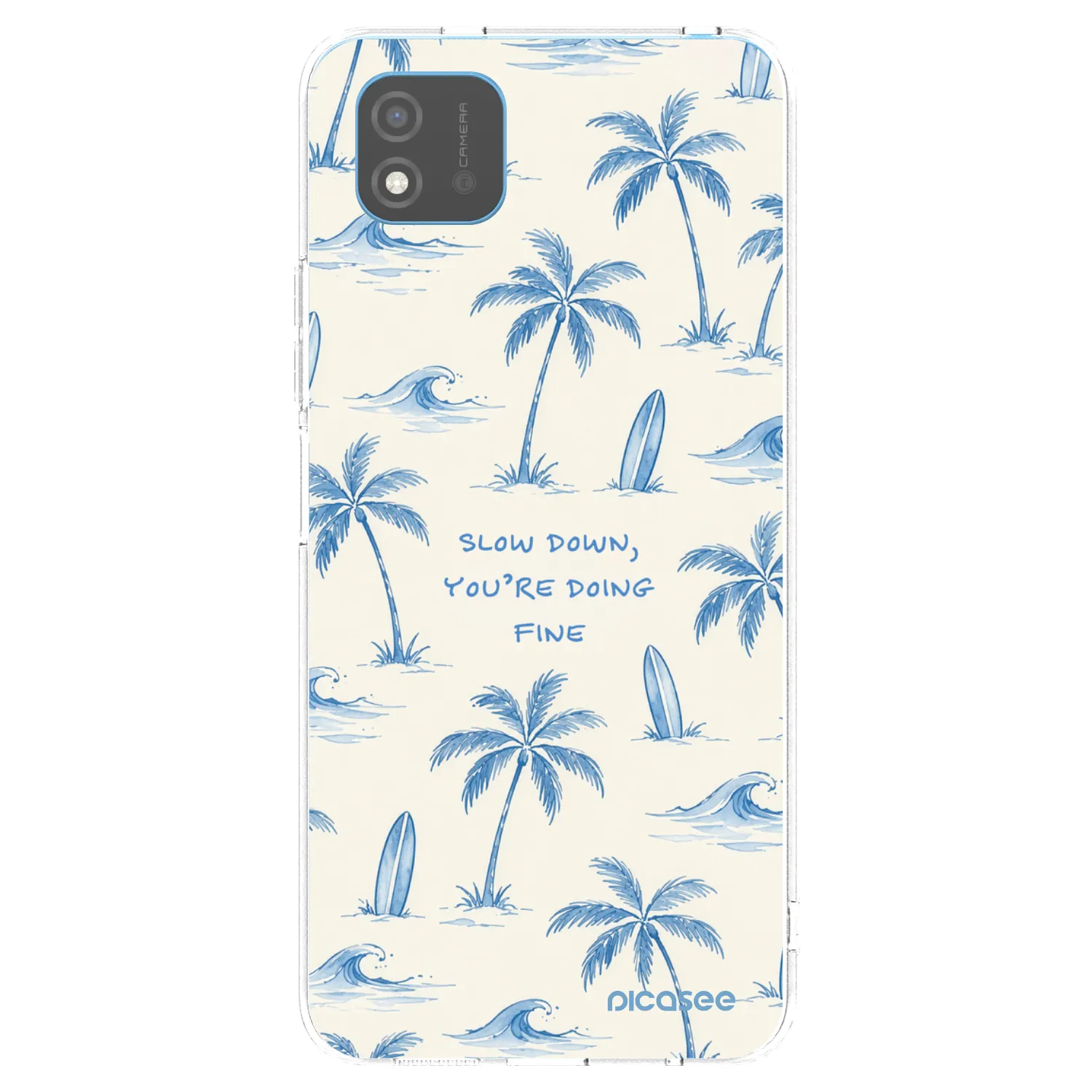 Picasee silikonska prozirna maskica za Realme C11 (2021) - Slow Tide
