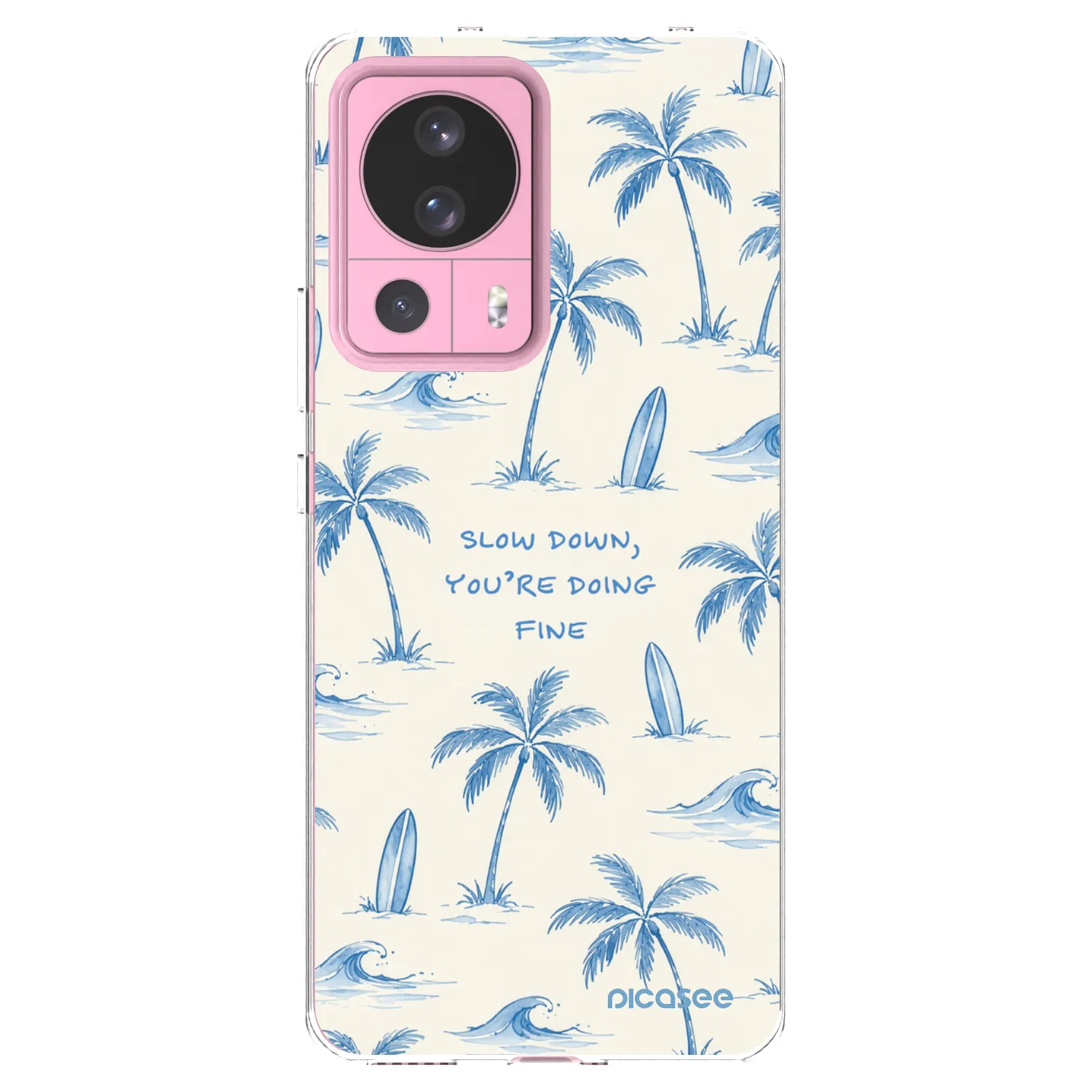 Picasee silikonska prozirna maskica za Xiaomi 13 Lite - Slow Tide