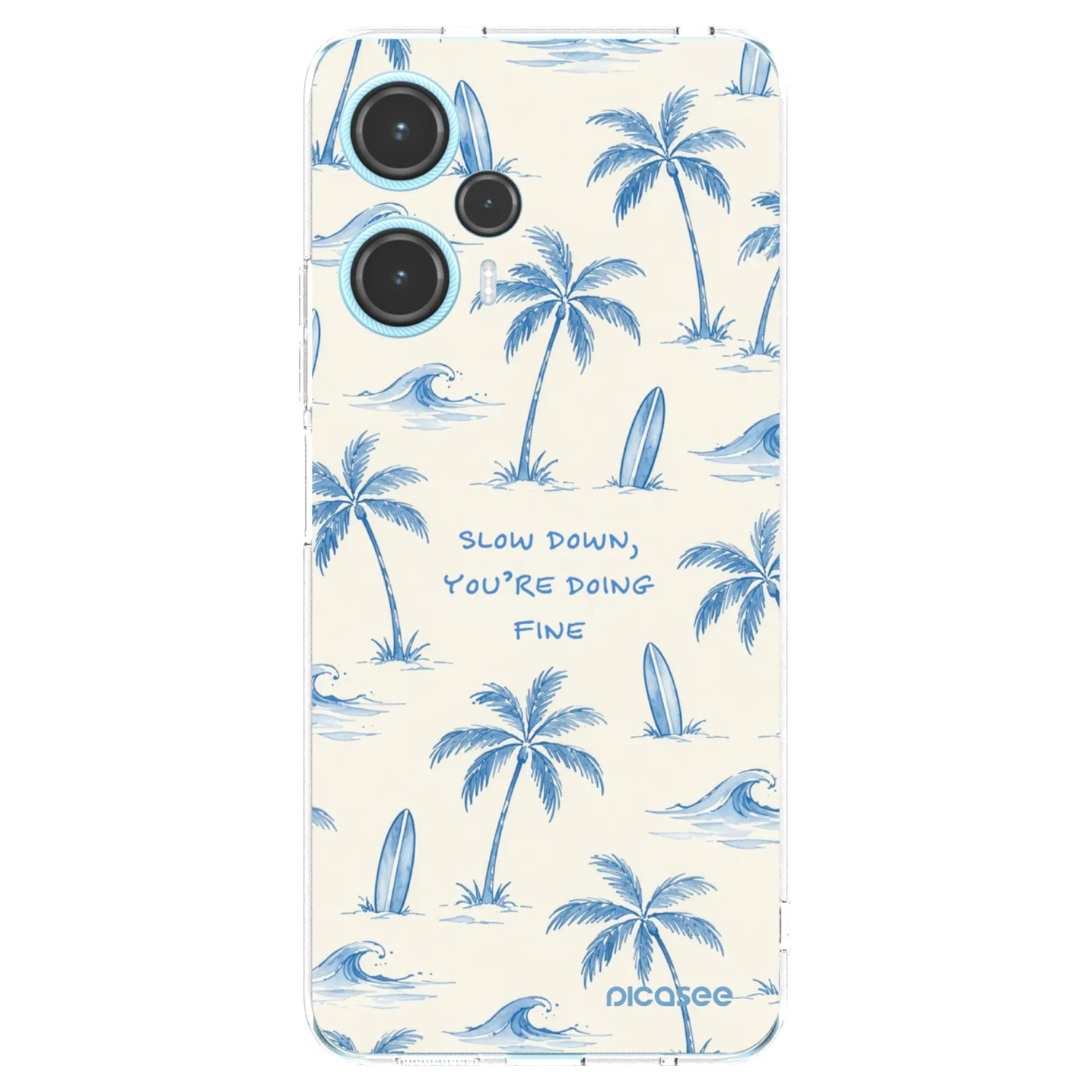 Picasee silikonska prozirna maskica za Xiaomi Poco F5 - Slow Tide