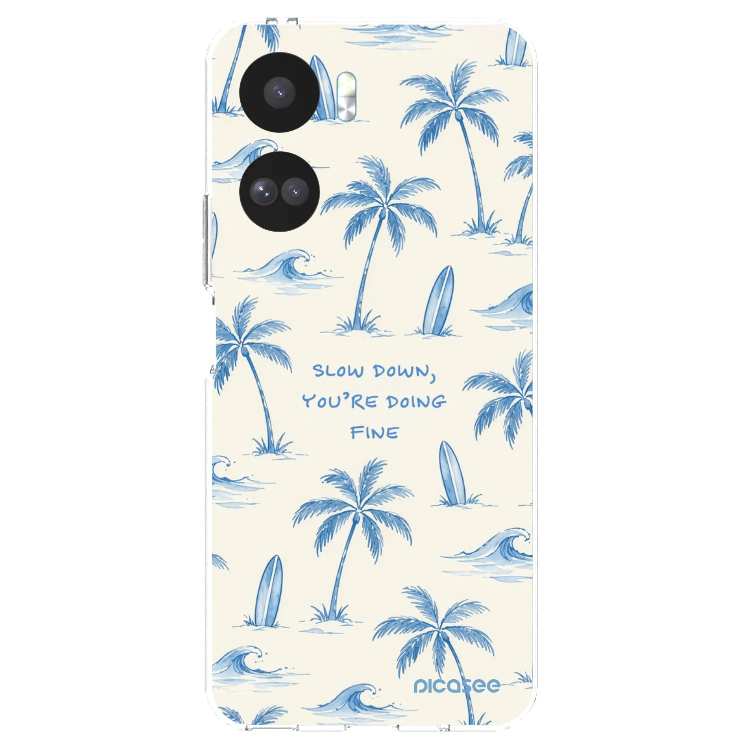 Picasee silikonska prozirna maskica za Honor 90 Lite 5G - Slow Tide
