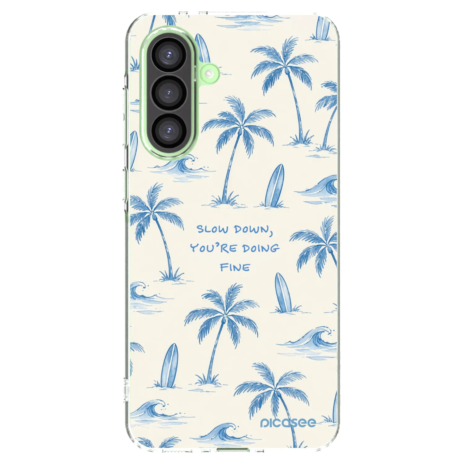 Picasee silikonska prozirna maskica za Samsung Galaxy A26 5G A266B - Slow Tide