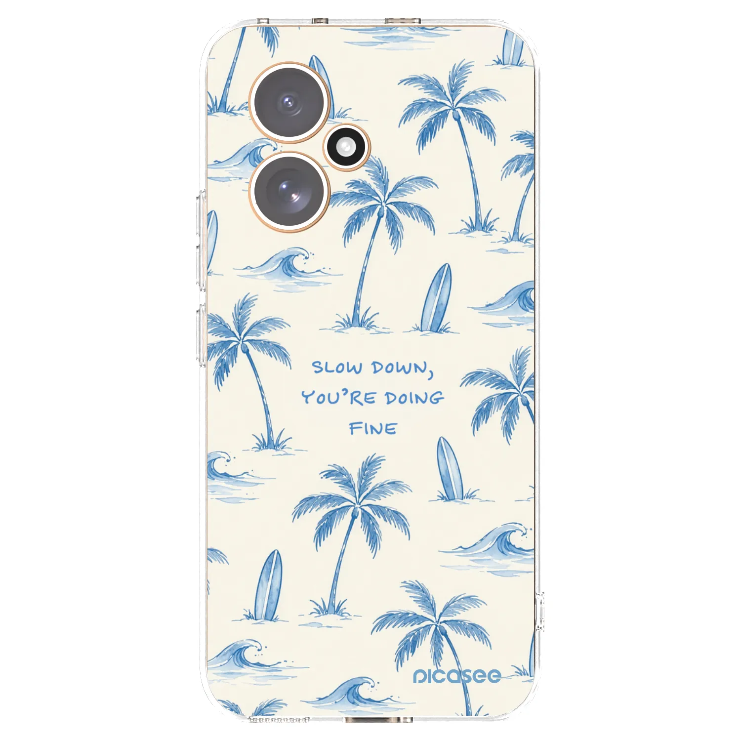 Picasee silikonska prozirna maskica za Honor 400 5G - Slow Tide