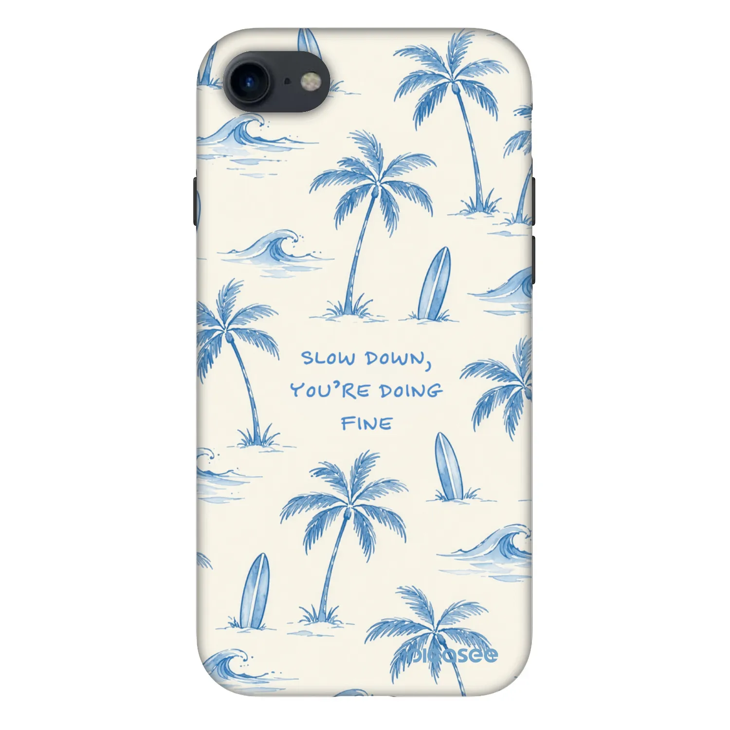 Picasee Fashion Case za Apple iPhone SE 2022 - Slow Tide
