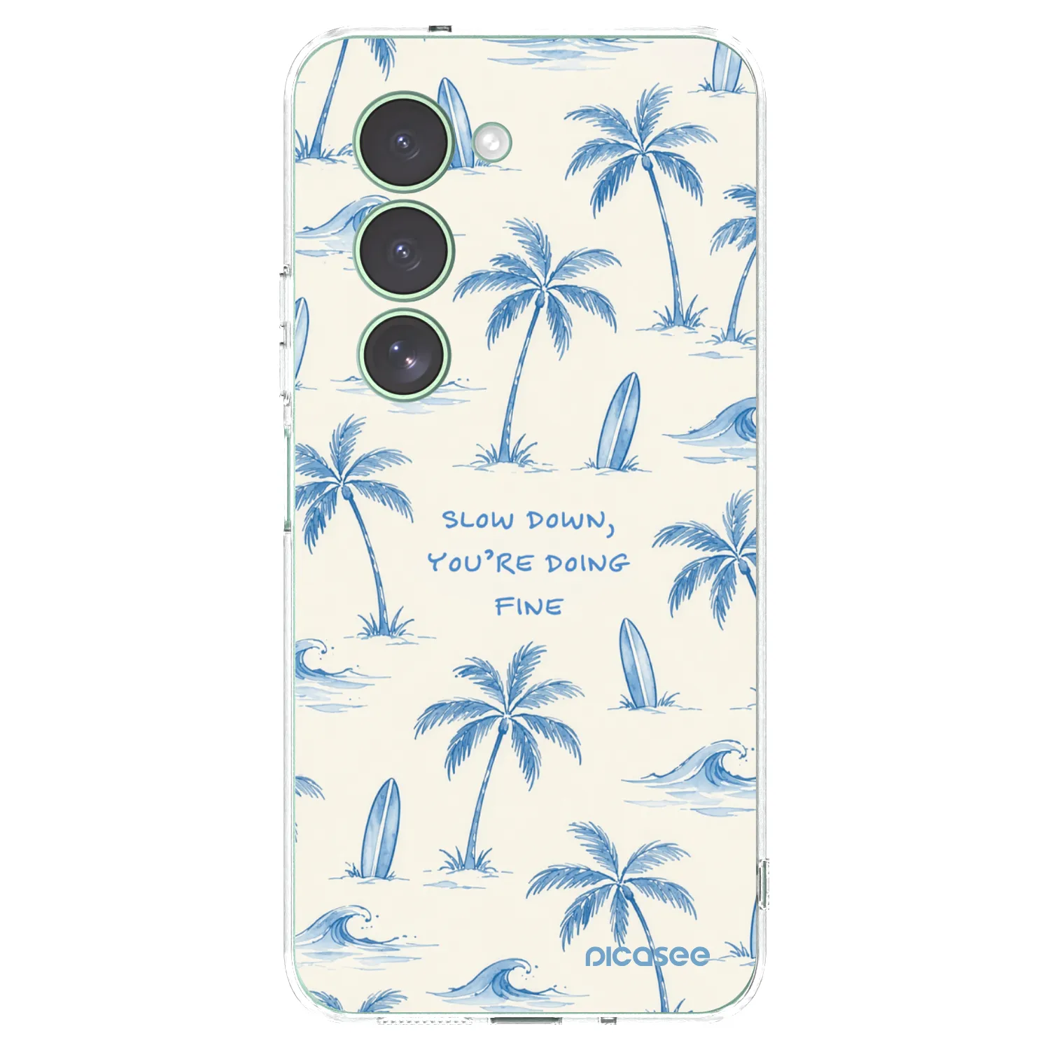 Picasee silikonska prozirna maskica za Xiaomi Redmi 15 5G - Slow Tide