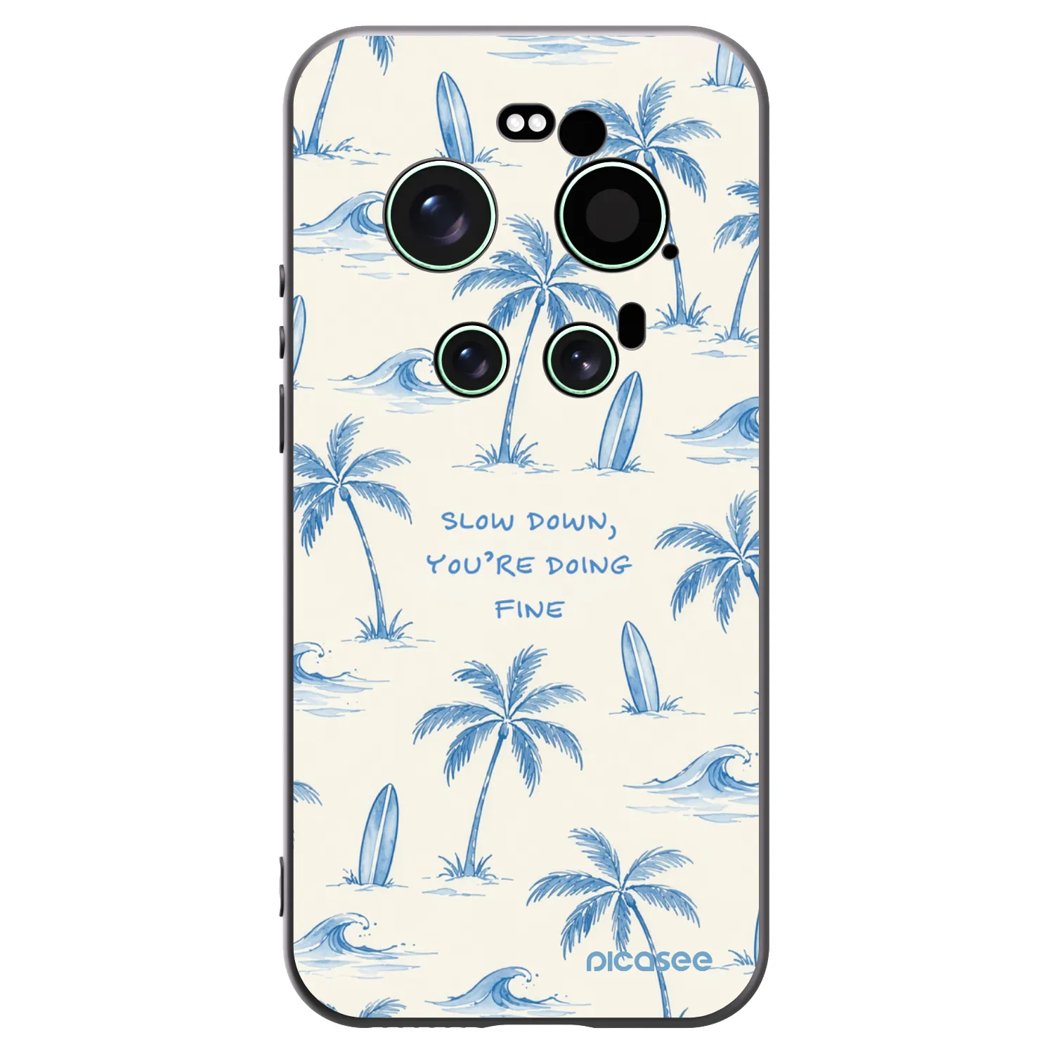 Picasee crna silikonska maskica za Xiaomi 17 Ultra - Slow Tide